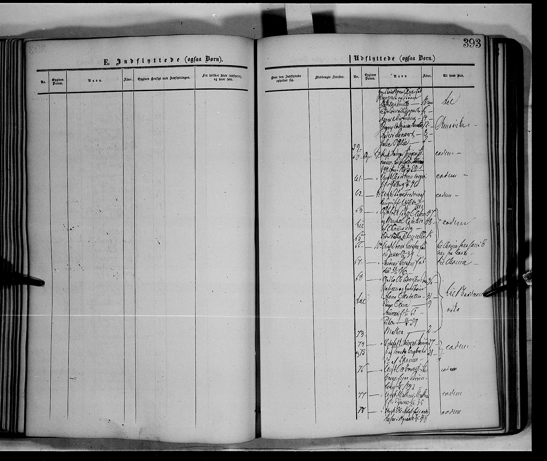 Fåberg prestekontor, AV/SAH-PREST-086/H/Ha/Haa/L0006: Ministerialbok nr. 6B, 1855-1867, s. 393