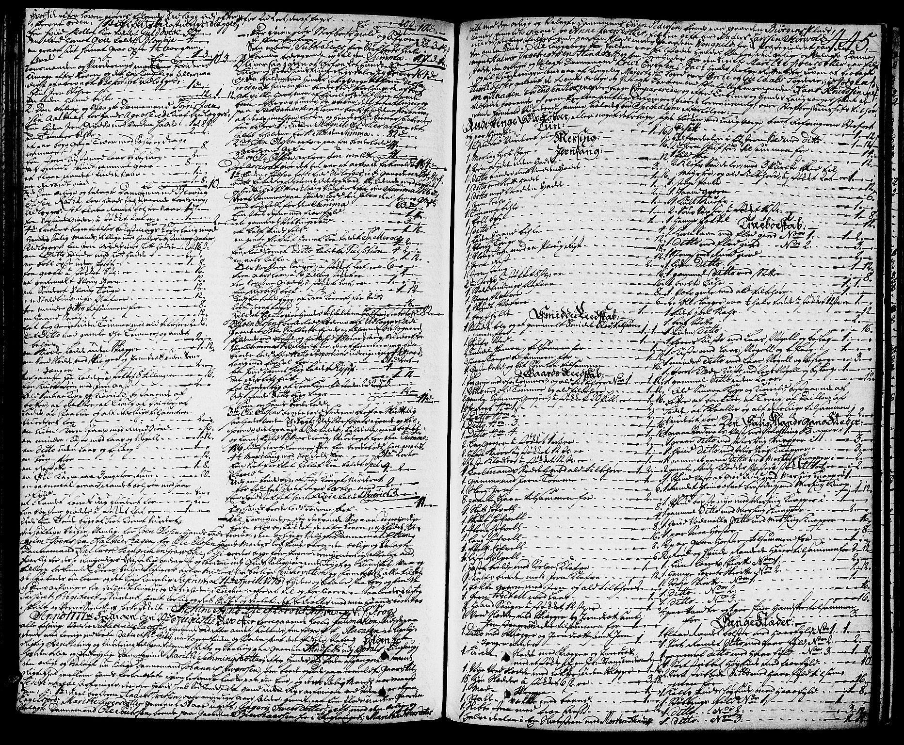 Orkdal sorenskriveri, SAT/A-4169/1/3/3Aa/L0007: Skifteprotokoller, 1767-1782, s. 444b-445a