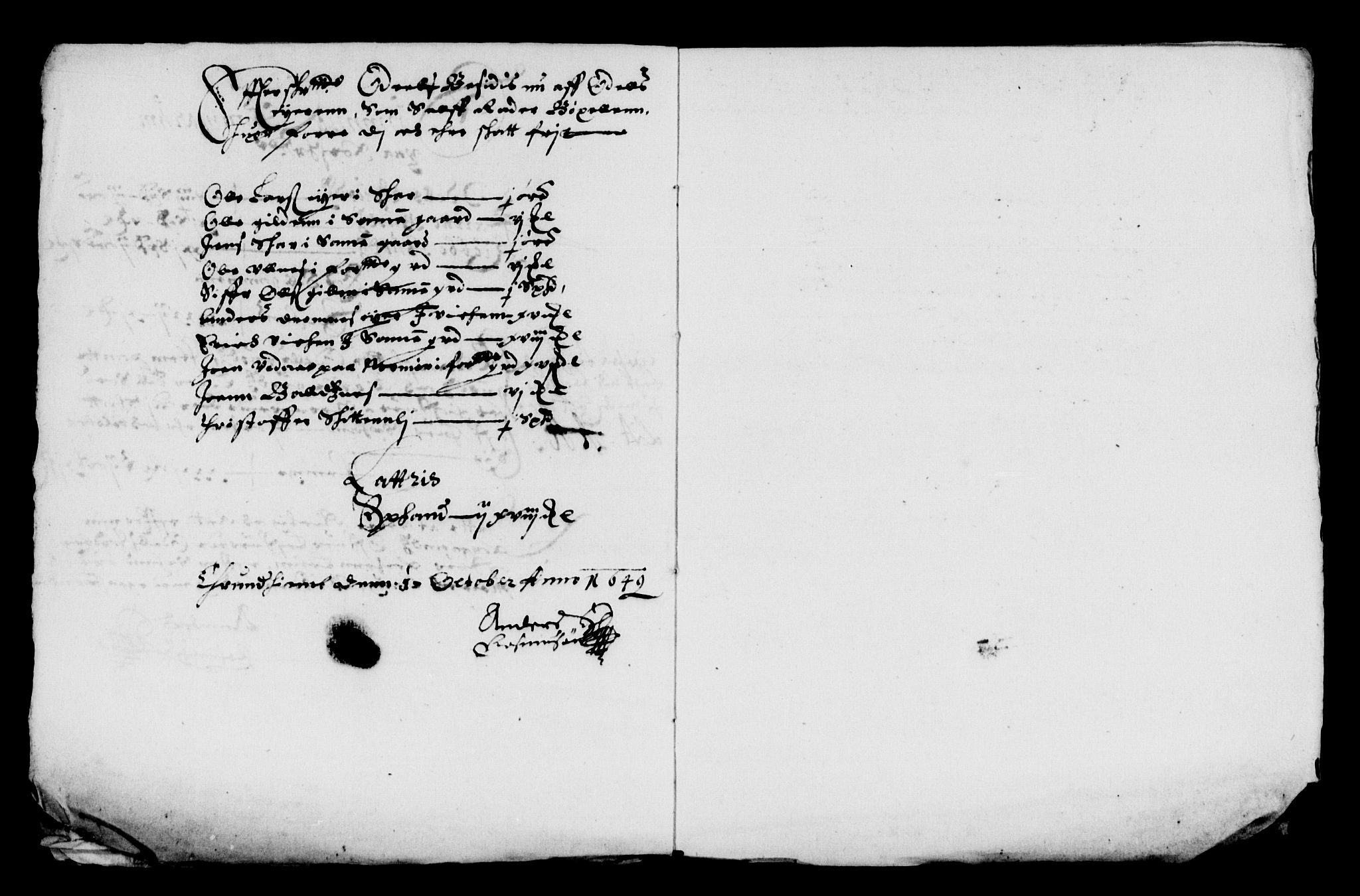 Rentekammeret inntil 1814, Reviderte regnskaper, Lensregnskaper, RA/EA-5023/R/Rb/Rbw/L0097: Trondheim len, 1649
