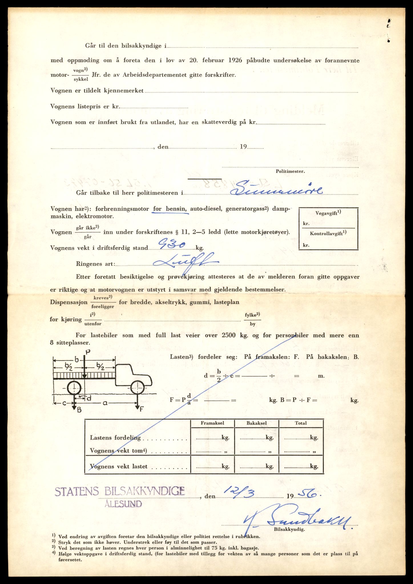 Møre og Romsdal vegkontor - Ålesund trafikkstasjon, AV/SAT-A-4099/F/Fe/L0049: Registreringskort for kjøretøy T 14864 - T 18613, 1927-1998, s. 3100