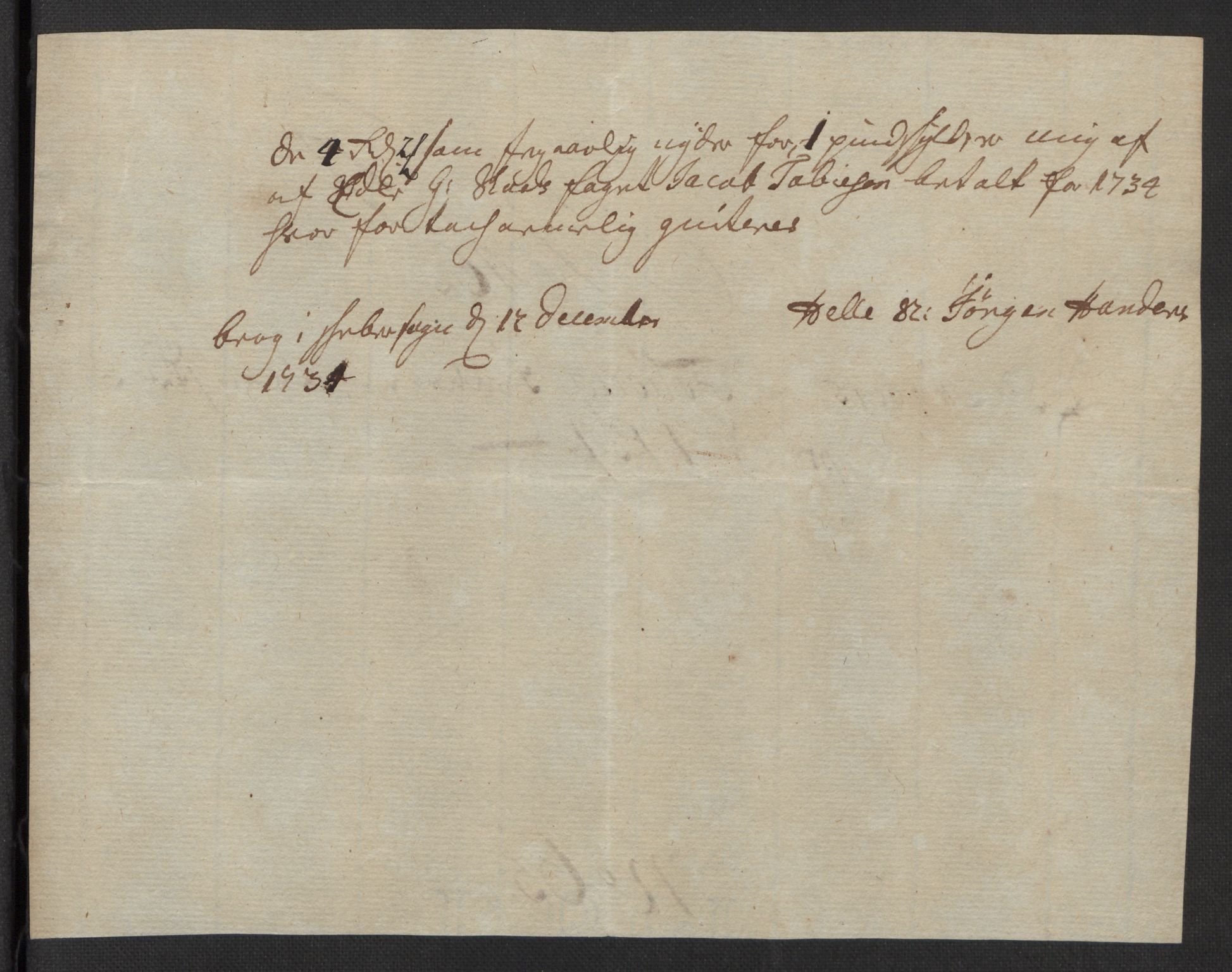 Rentekammeret inntil 1814, Reviderte regnskaper, Fogderegnskap, AV/RA-EA-4092/R10/L0473: Fogderegnskap Aker og Follo, 1734, s. 206