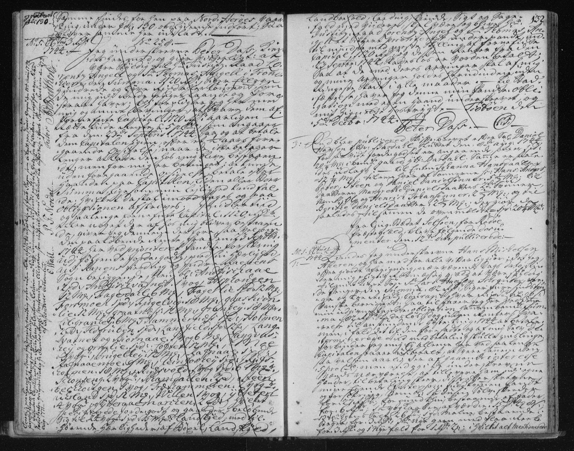 Helgeland sorenskriveri, SAT/A-0004/2/2C/L0002: Pantebok nr. 1b, 1729-1751, s. 132