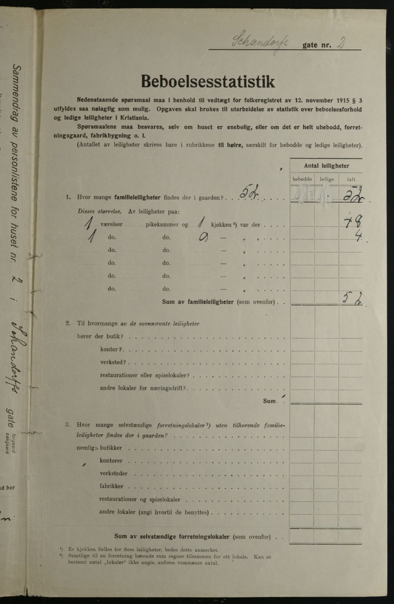 OBA, Kommunal folketelling 1.12.1923 for Kristiania, 1923, s. 99230