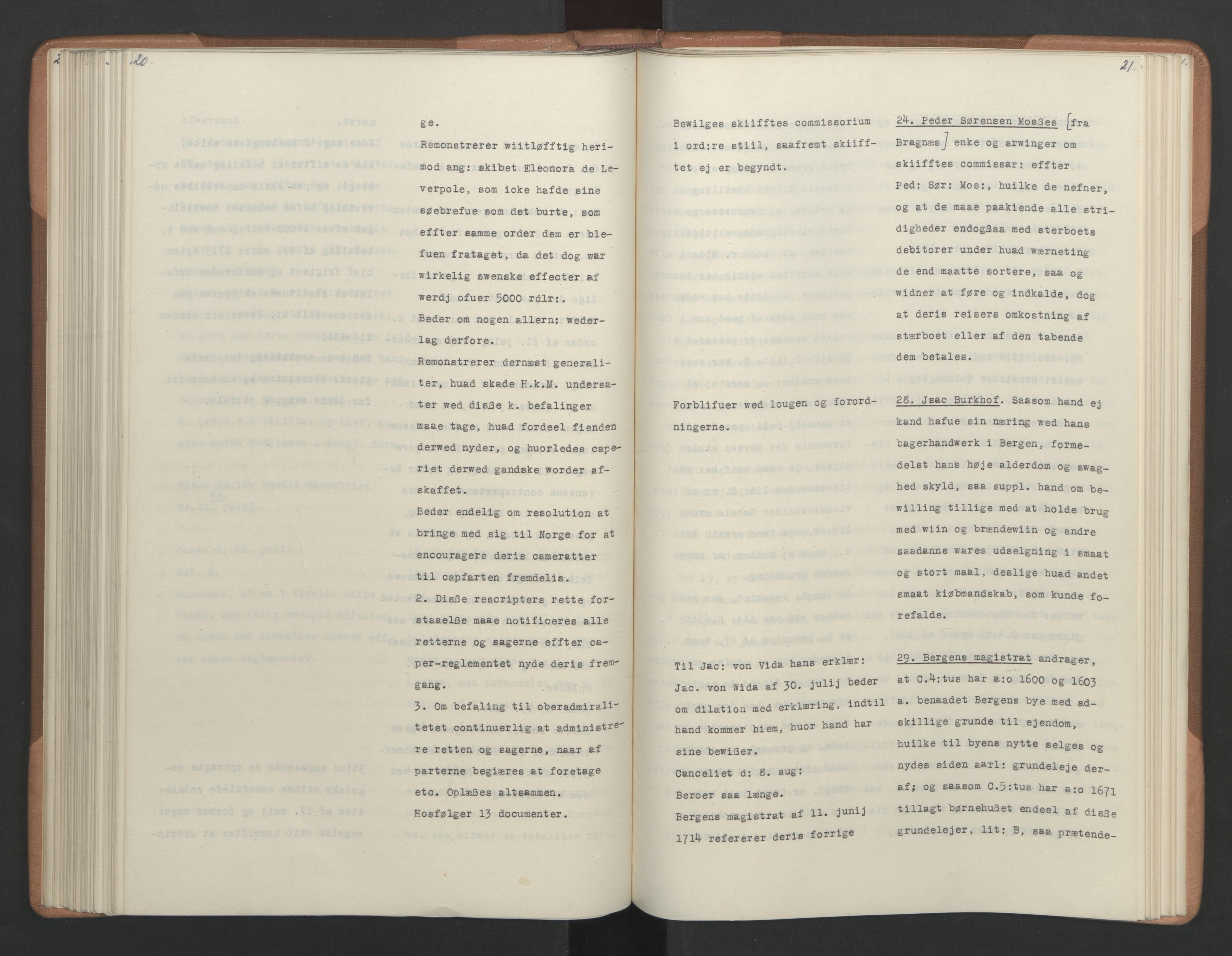 Avskriftsamlingen, RA/EA-4022/F/Fa/L0079: Supplikker, 1712-1713, s. 174
