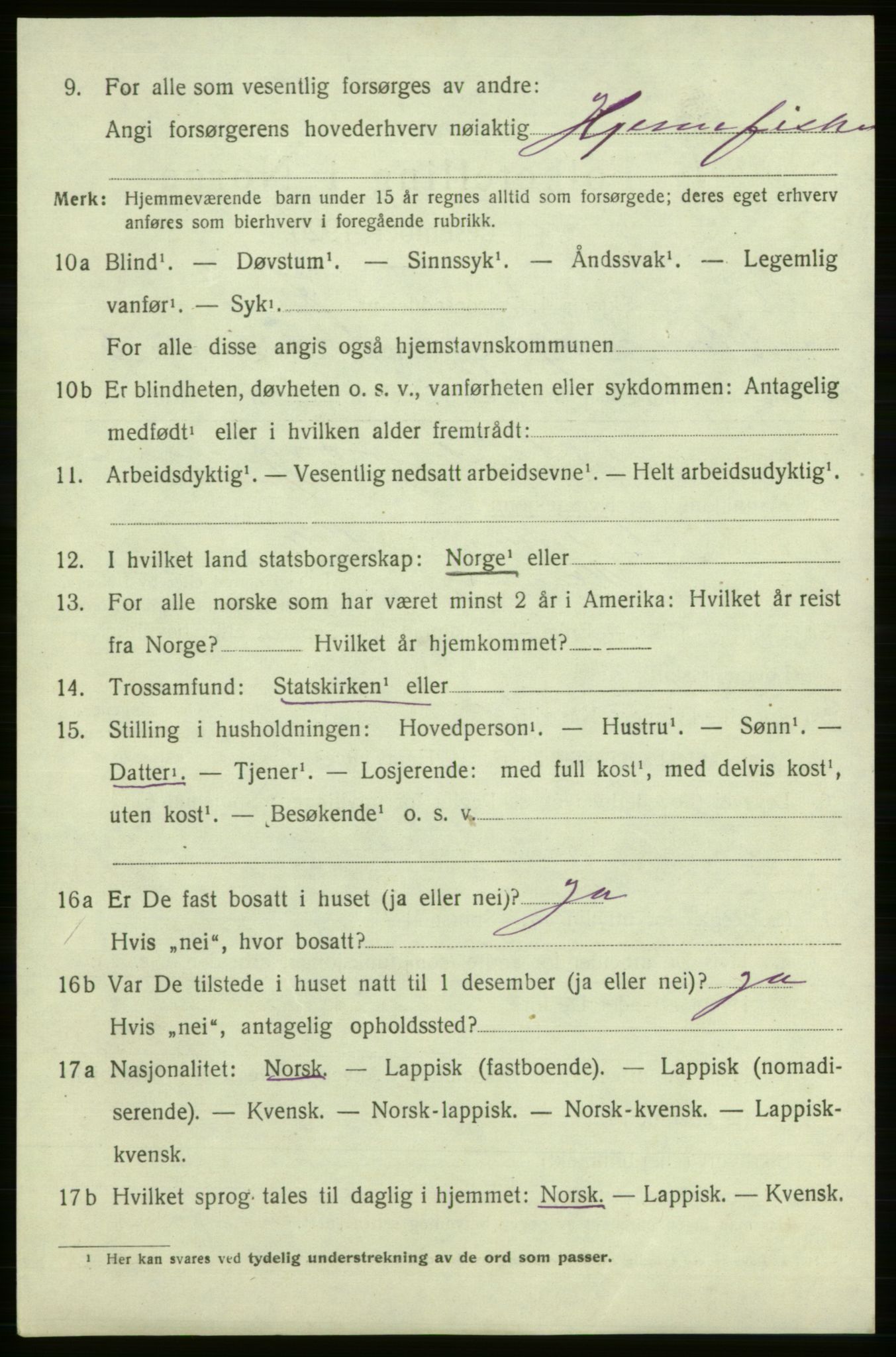 SATØ, Folketelling 1920 for 2018 Måsøy herred, 1920, s. 2591