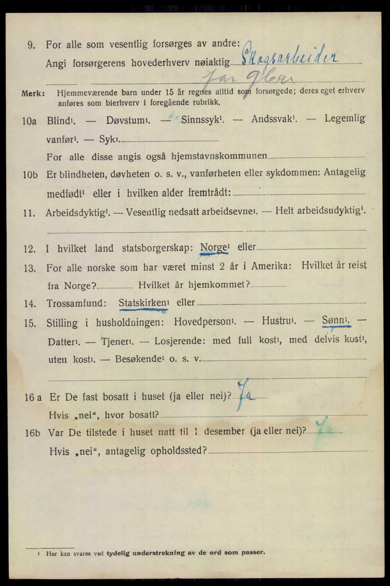 SAKO, Folketelling 1920 for 0814 Bamble herred, 1920, s. 8006