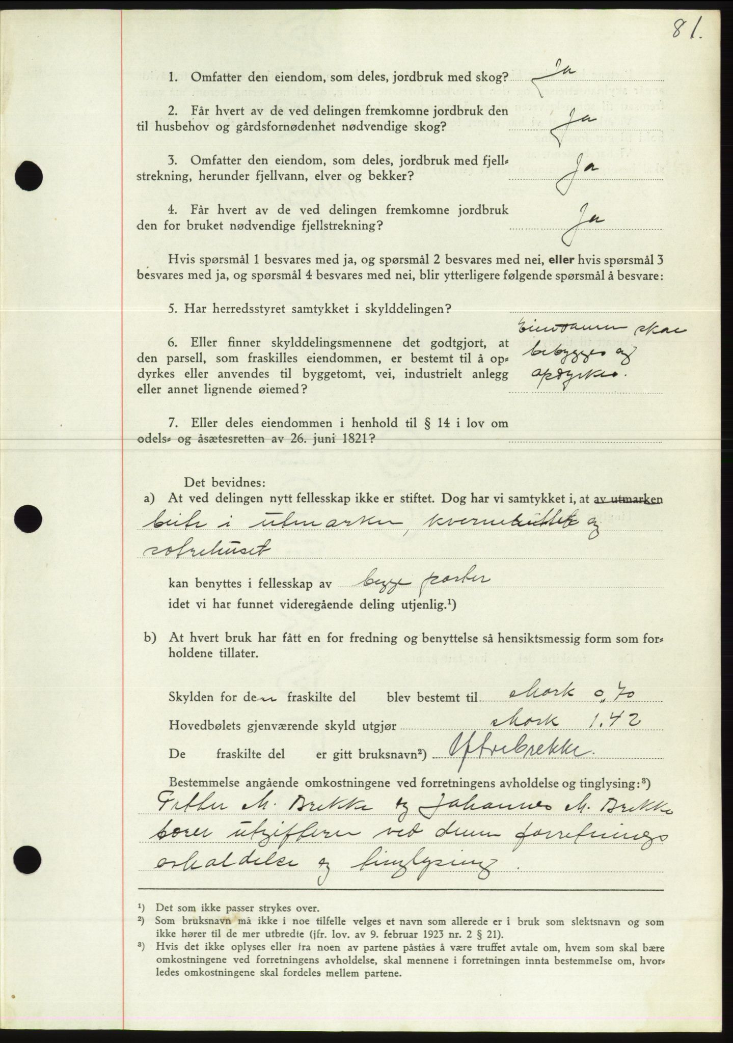 Søre Sunnmøre sorenskriveri, AV/SAT-A-4122/1/2/2C/L0067: Pantebok nr. 61, 1938-1939, Dagboknr: 32/1939