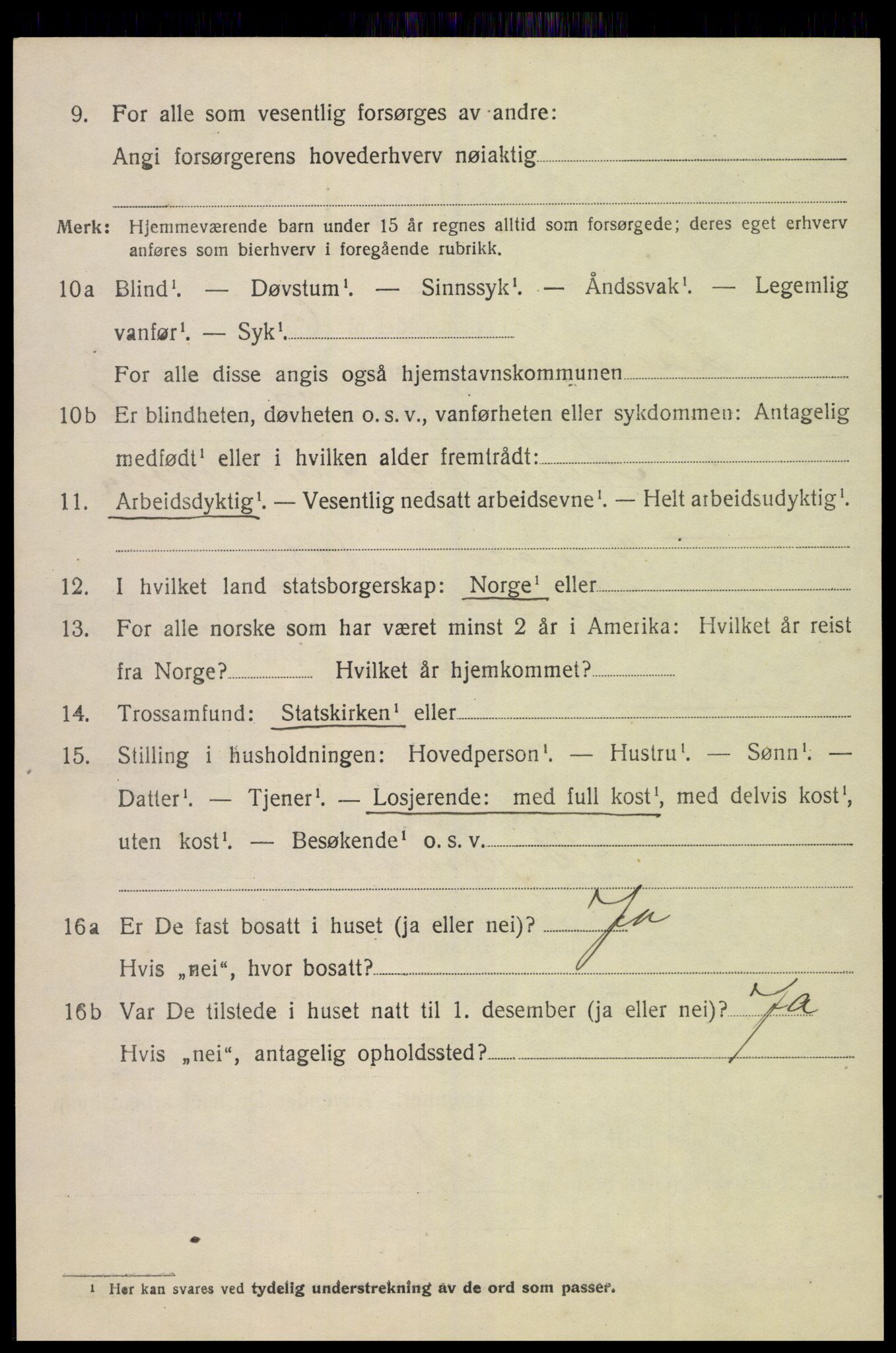 SAK, Folketelling 1920 for 0924 Landvik herred, 1920, s. 3353