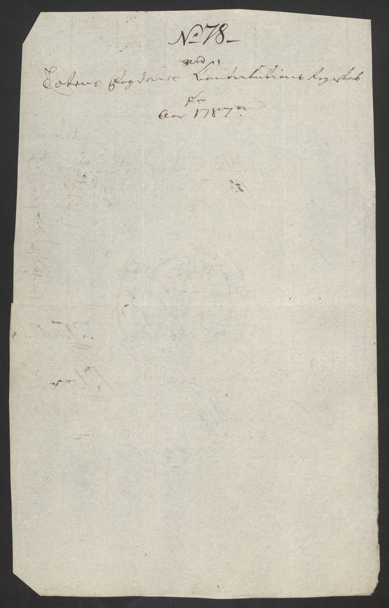 Rentekammeret inntil 1814, Reviderte regnskaper, Fogderegnskap, AV/RA-EA-4092/R19/L1374: Fogderegnskap Toten, Hadeland og Vardal, 1787, s. 247