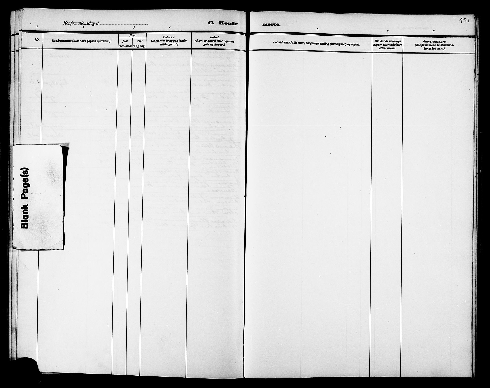 Ministerialprotokoller, klokkerbøker og fødselsregistre - Nord-Trøndelag, SAT/A-1458/733/L0327: Klokkerbok nr. 733C02, 1888-1918, s. 131