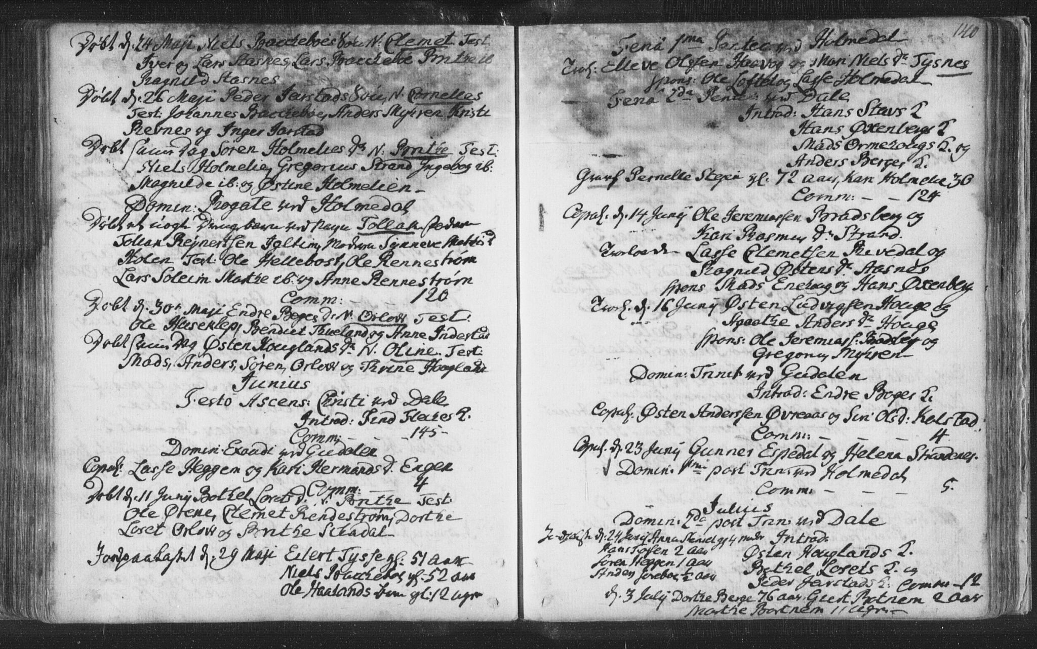 Fjaler sokneprestembete, AV/SAB-A-79801/H/Haa/Haaa/L0002: Ministerialbok nr. A 2, 1779-1798, s. 140
