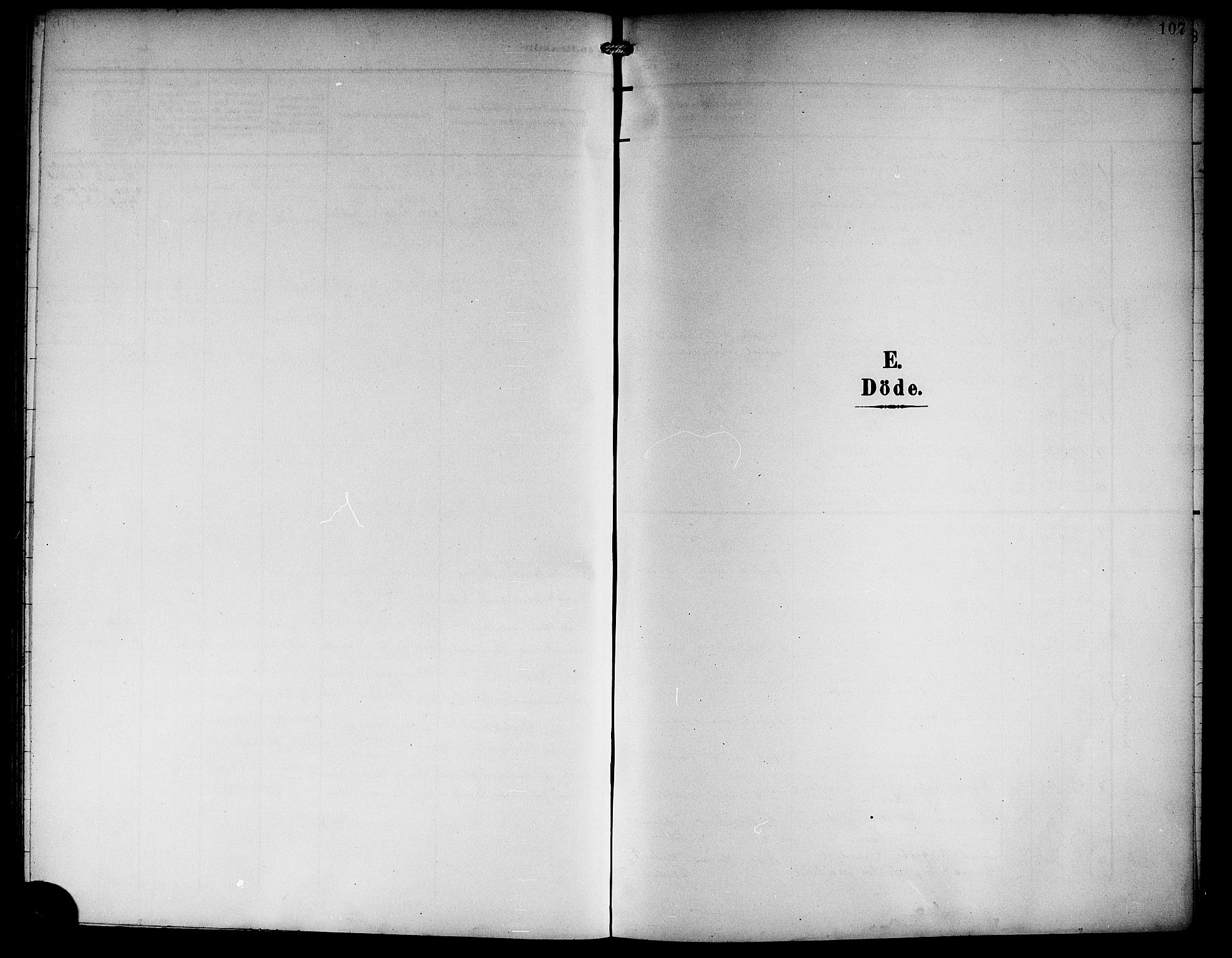 Haus sokneprestembete, SAB/A-75601/H/Hab: Klokkerbok nr. C 4, 1907-1922, s. 107