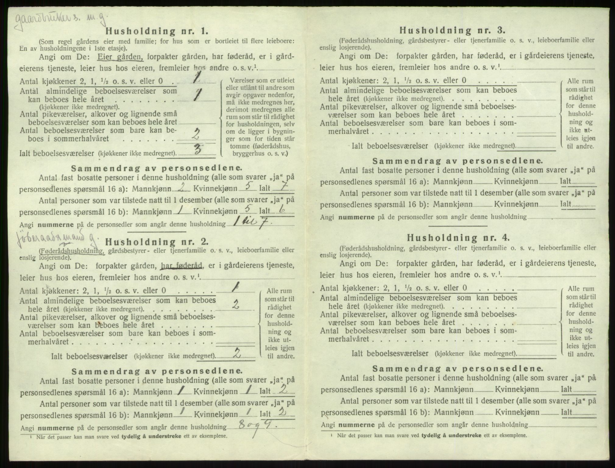 SAB, Folketelling 1920 for 1416 Kyrkjebø herred, 1920, s. 116