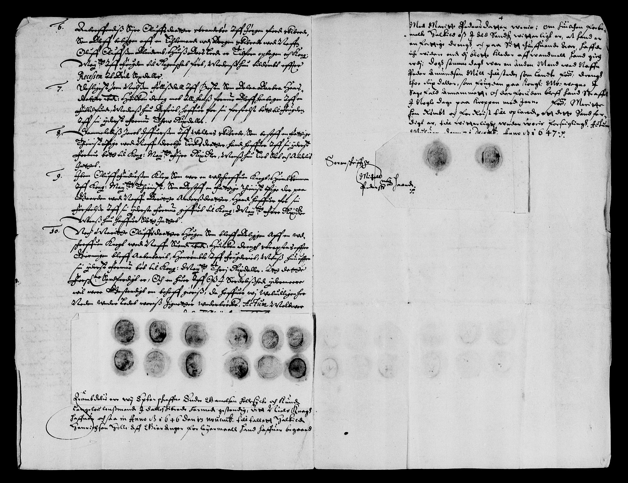 Rentekammeret inntil 1814, Reviderte regnskaper, Lensregnskaper, AV/RA-EA-5023/R/Rb/Rbt/L0104: Bergenhus len, 1646-1647