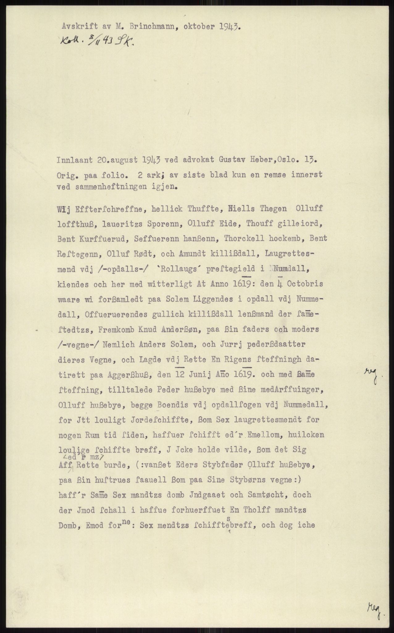 Samlinger til kildeutgivelse, Diplomavskriftsamlingen, RA/EA-4053/H/Ha, s. 1213