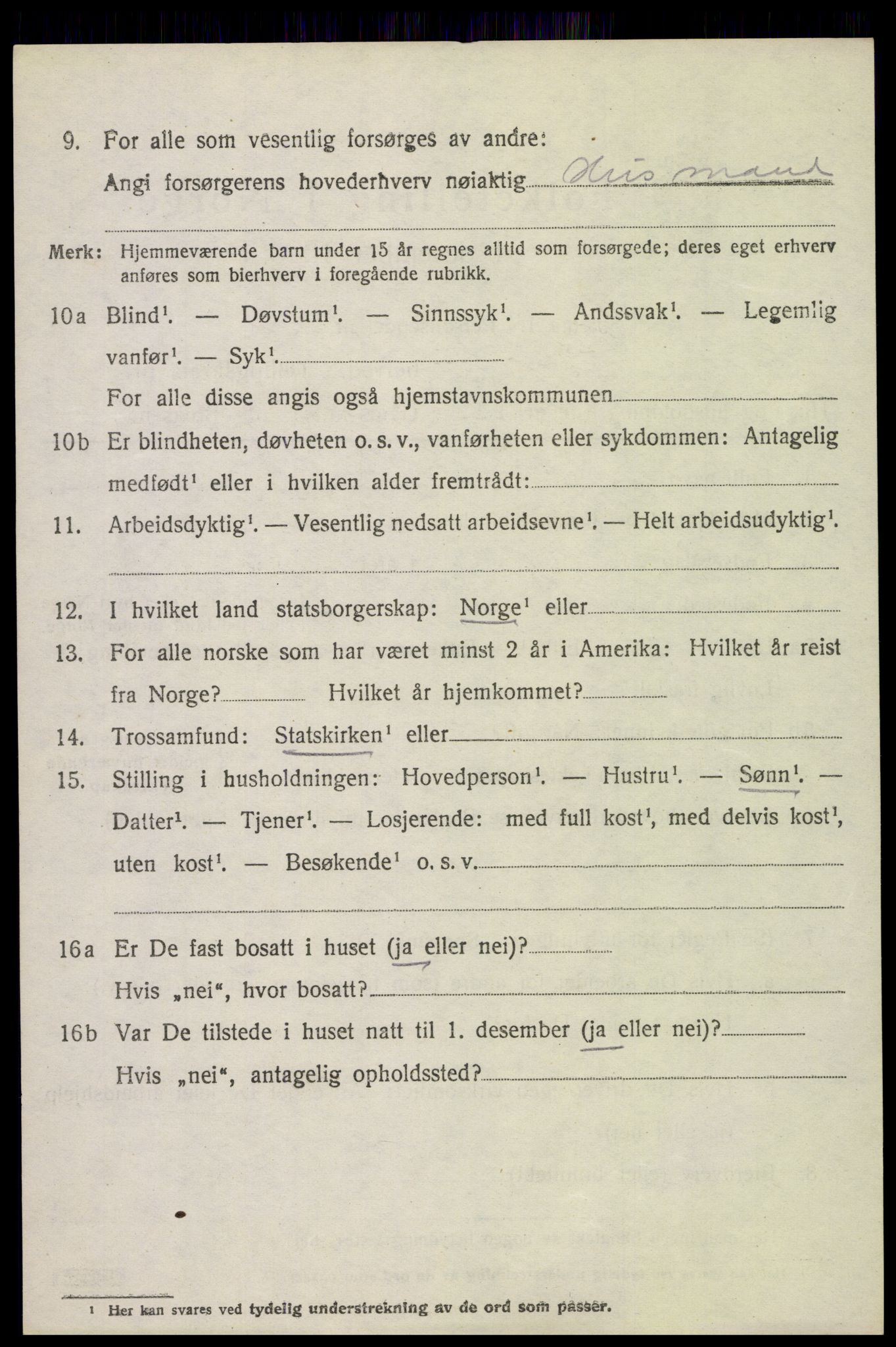 SAH, Folketelling 1920 for 0520 Ringebu herred, 1920, s. 1832