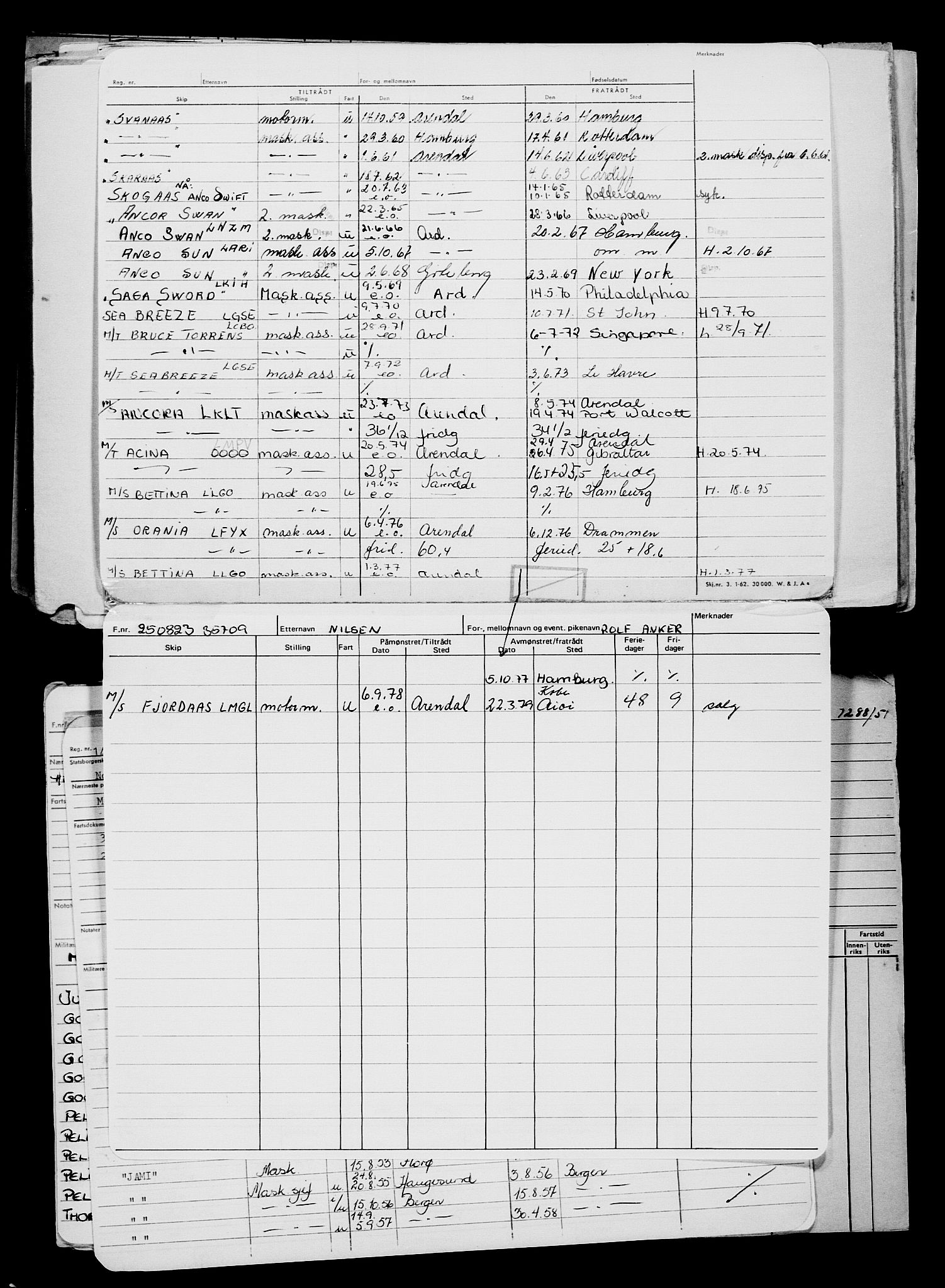 Direktoratet for sjømenn, AV/RA-S-3545/G/Gb/L0222: Hovedkort, 1923, s. 288