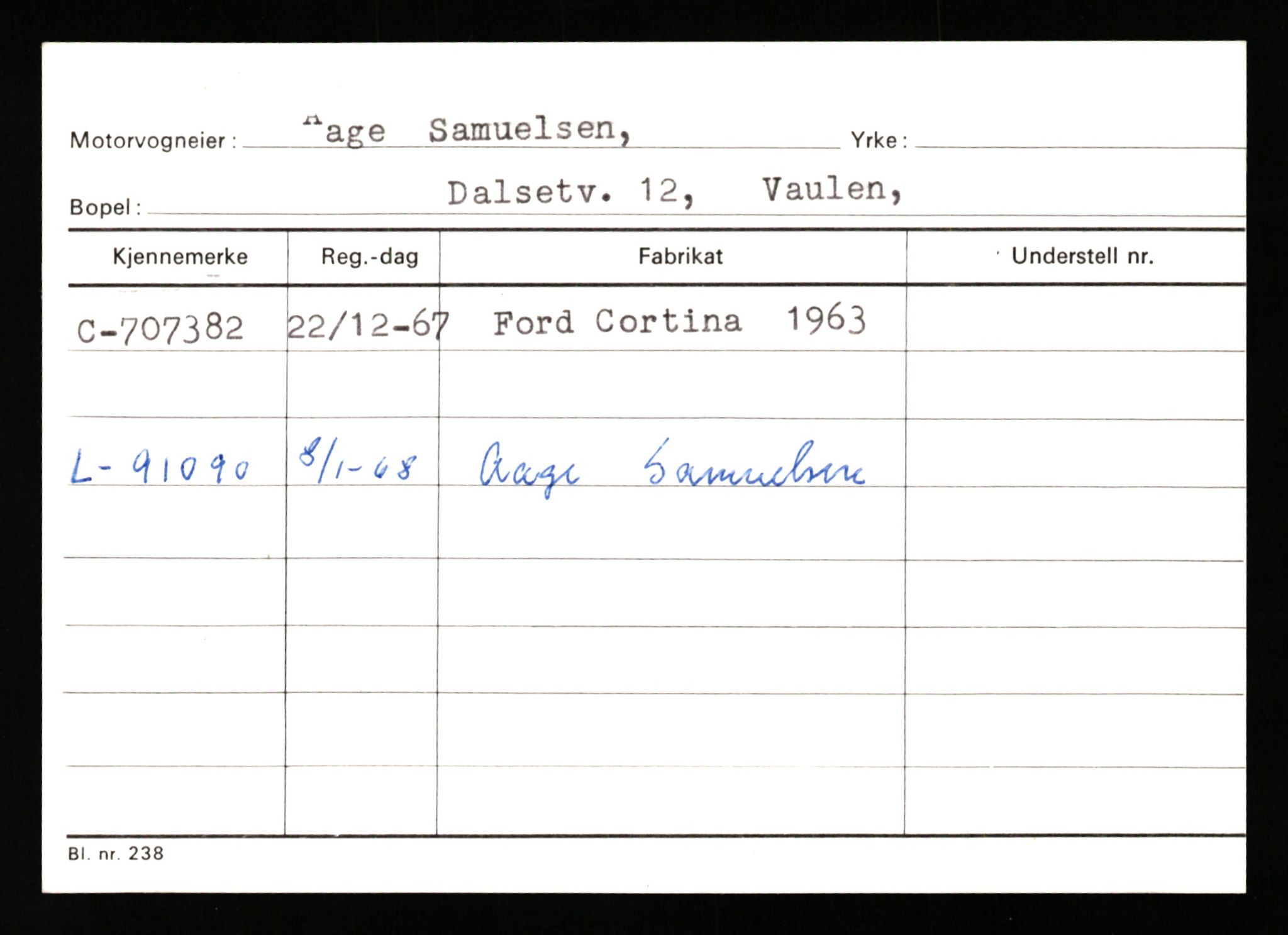 Stavanger trafikkstasjon, AV/SAST-A-101942/0/G/L0012: Registreringsnummer: 363571 - 800000, 1930-1971, s. 2408