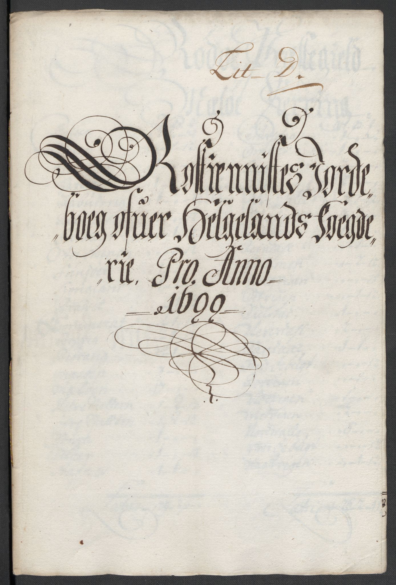 Rentekammeret inntil 1814, Reviderte regnskaper, Fogderegnskap, AV/RA-EA-4092/R65/L4507: Fogderegnskap Helgeland, 1699-1701, s. 96