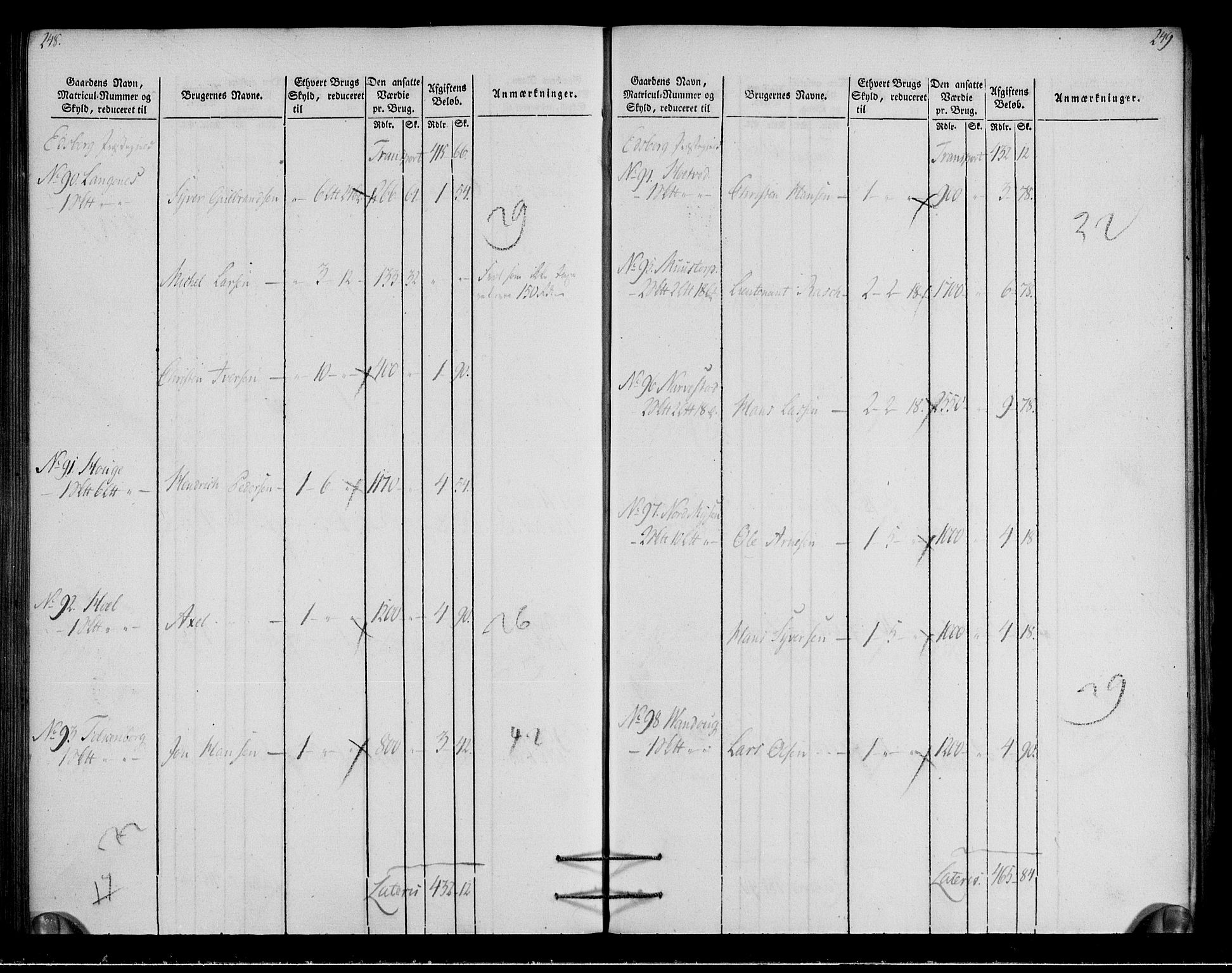 Rentekammeret inntil 1814, Realistisk ordnet avdeling, AV/RA-EA-4070/N/Ne/Nea/L0003: Rakkestad, Heggen og Frøland fogderi. Oppebørselsregister, 1803, s. 127