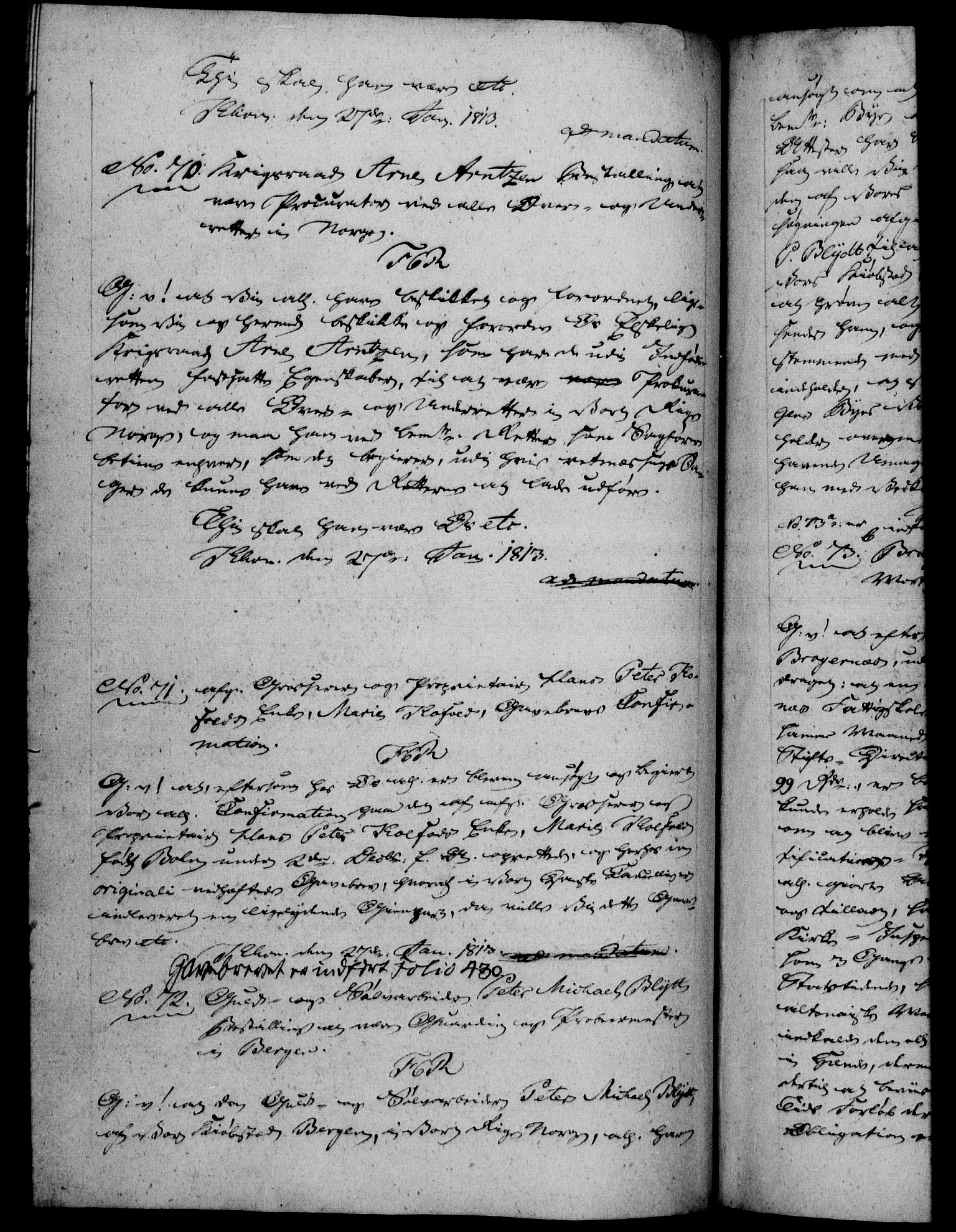 Danske Kanselli 1800-1814, AV/RA-EA-3024/H/Hf/Hfb/Hfba/L0005: Registranter, 1811-1814, s. 289b