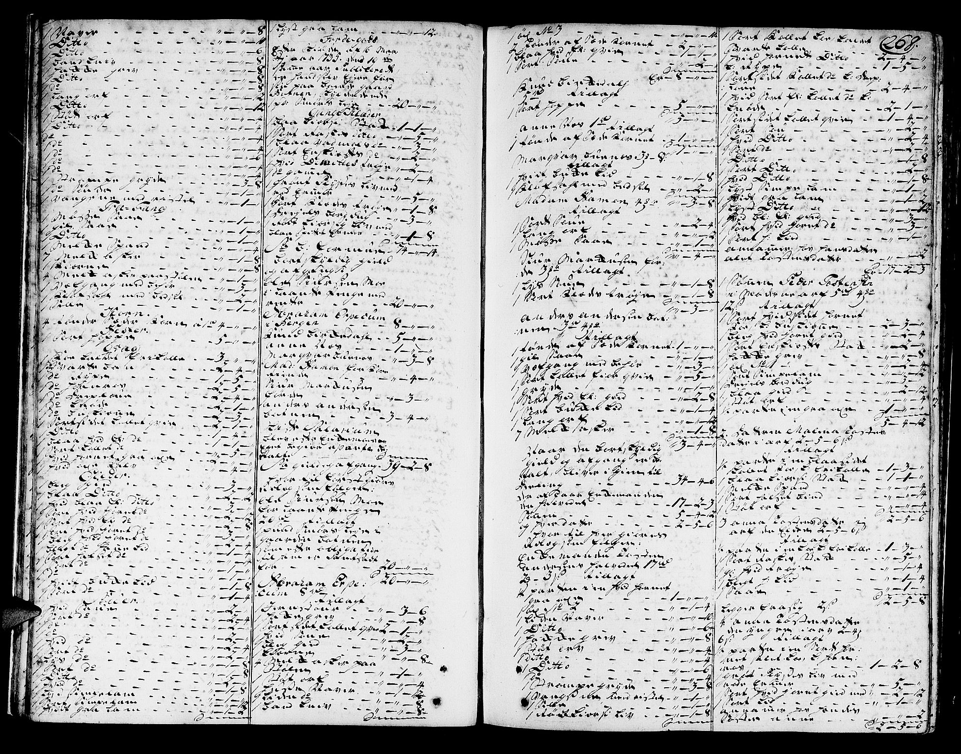 Sunnfjord tingrett, AV/SAB-A-3201/1/H/Ha/Hab/L0005b: Skifteprotokioll, folio 252-478, 1749-1752, s. 267b-268a