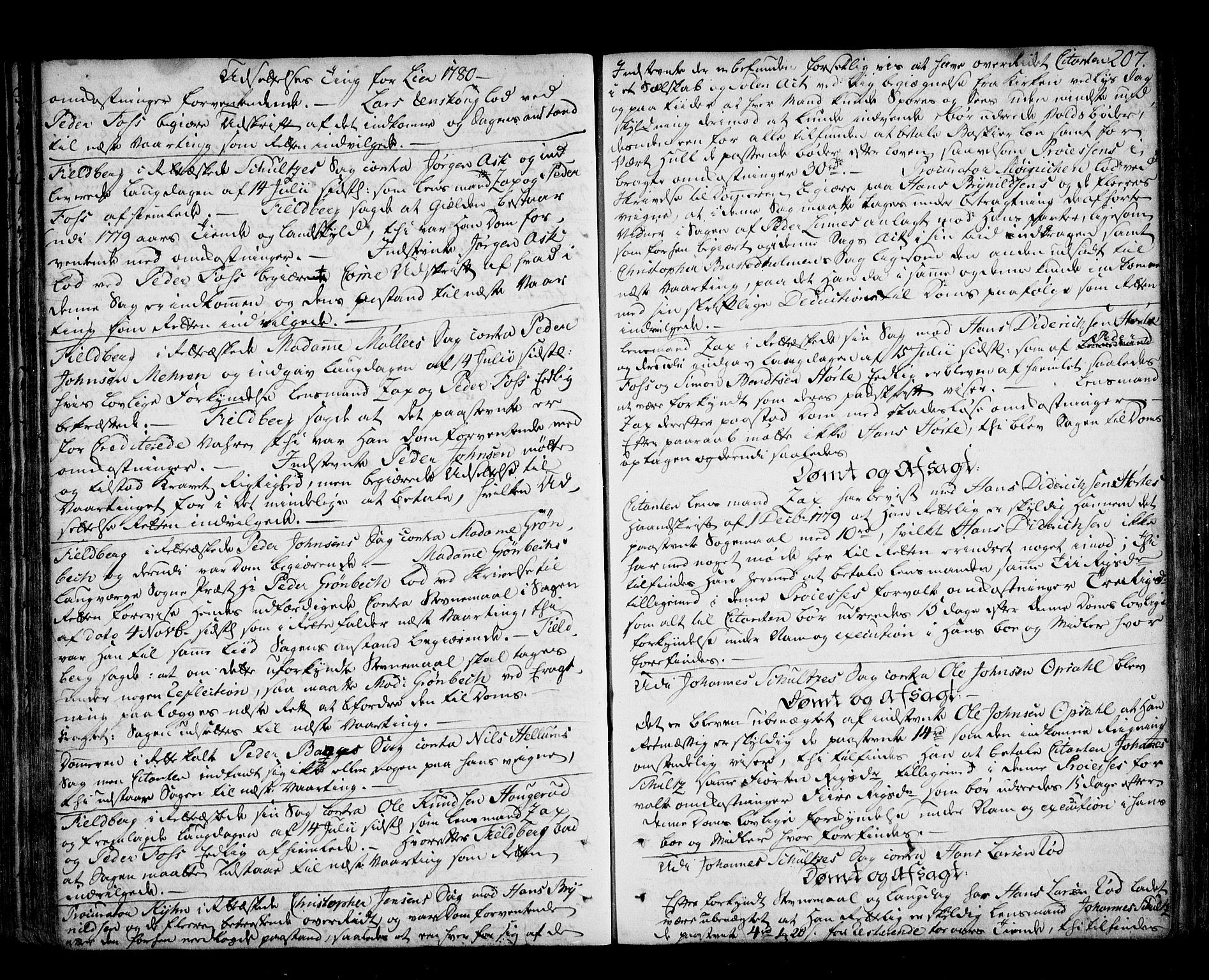 Lier, Røyken og Hurum sorenskriveri, AV/SAKO-A-89/F/Fa/L0057: Tingbok, 1779-1782, s. 207