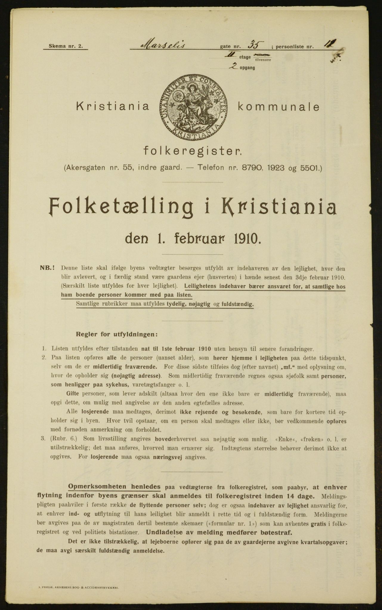 OBA, Kommunal folketelling 1.2.1910 for Kristiania, 1910, s. 62537