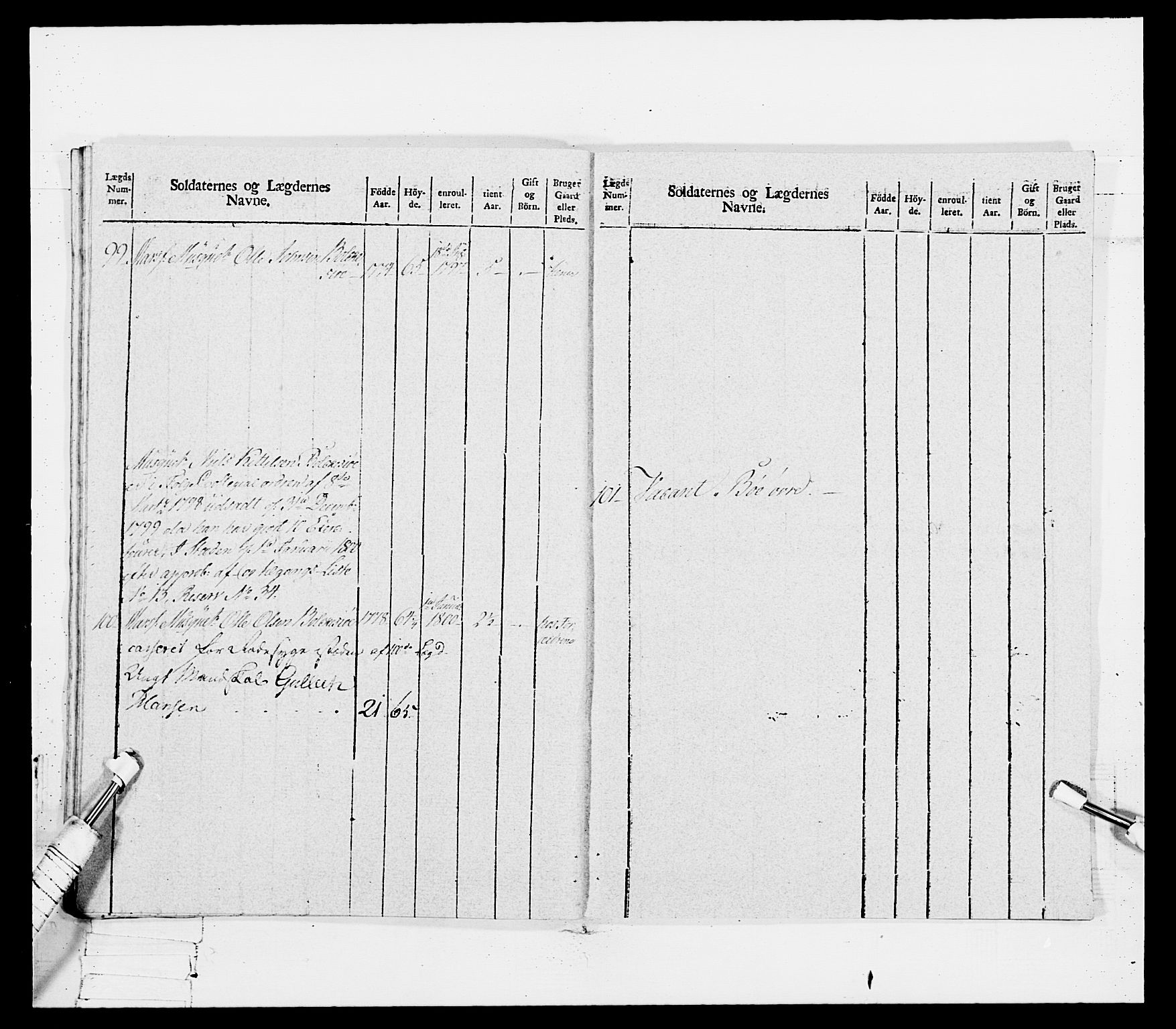 Generalitets- og kommissariatskollegiet, Det kongelige norske kommissariatskollegium, AV/RA-EA-5420/E/Eh/L0114: Telemarkske nasjonale infanteriregiment, 1789-1802, s. 347