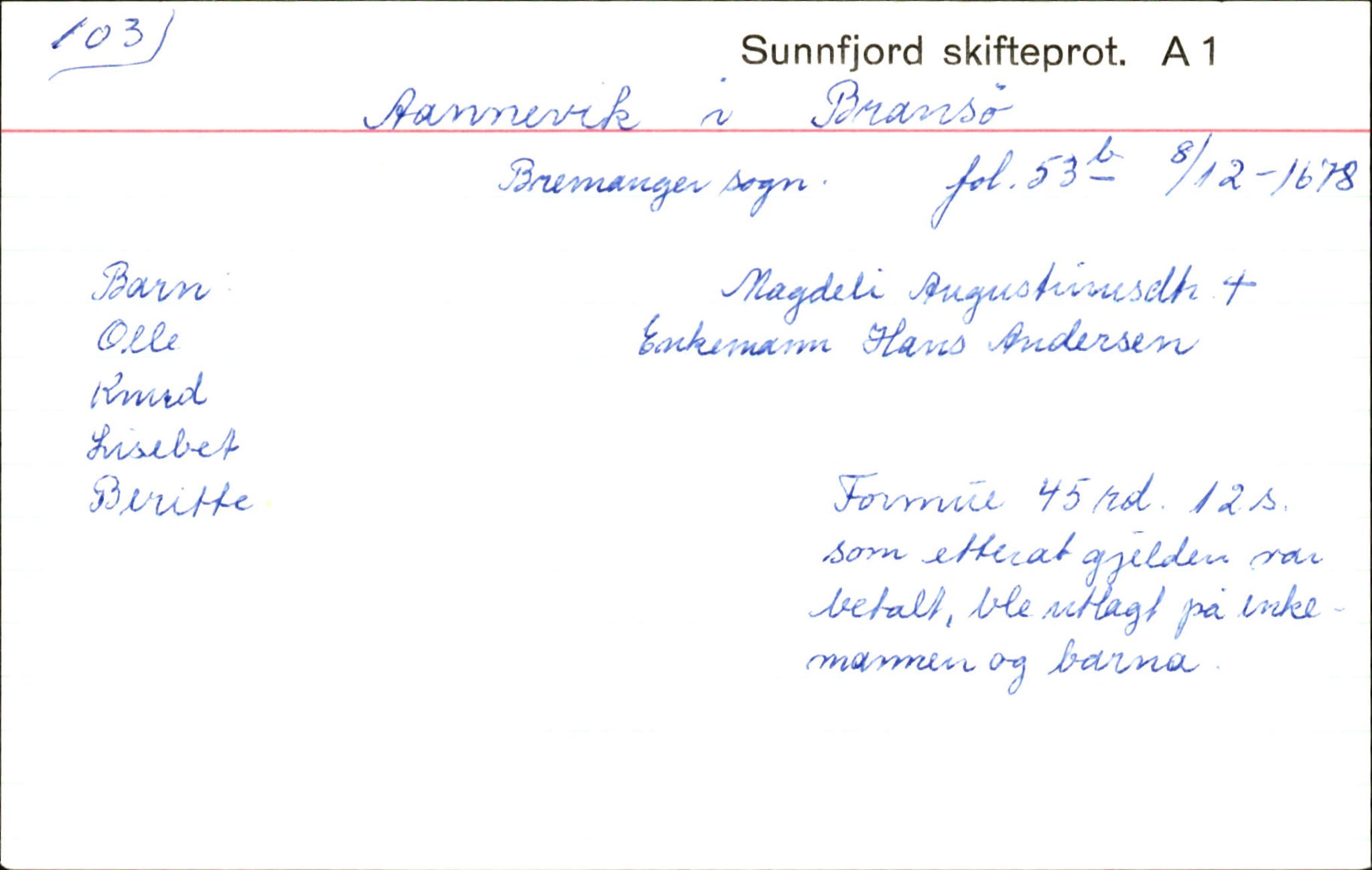 Skiftekort ved Statsarkivet i Bergen, SAB/SKIFTEKORT/003/L0001: Skifteprotokoll nr. 1, 1677-1687, s. 287