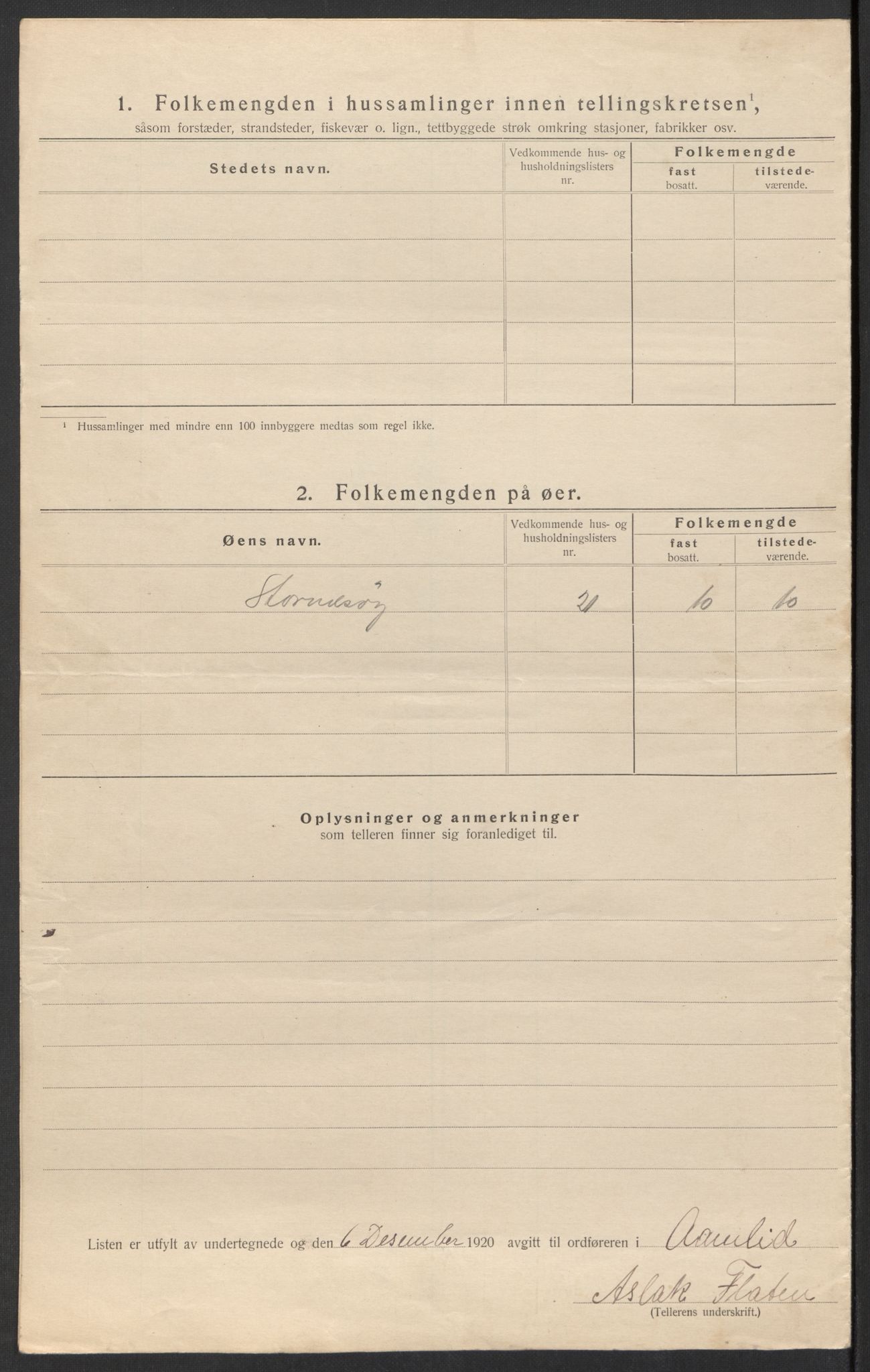 SAK, Folketelling 1920 for 0929 Åmli herred, 1920, s. 29