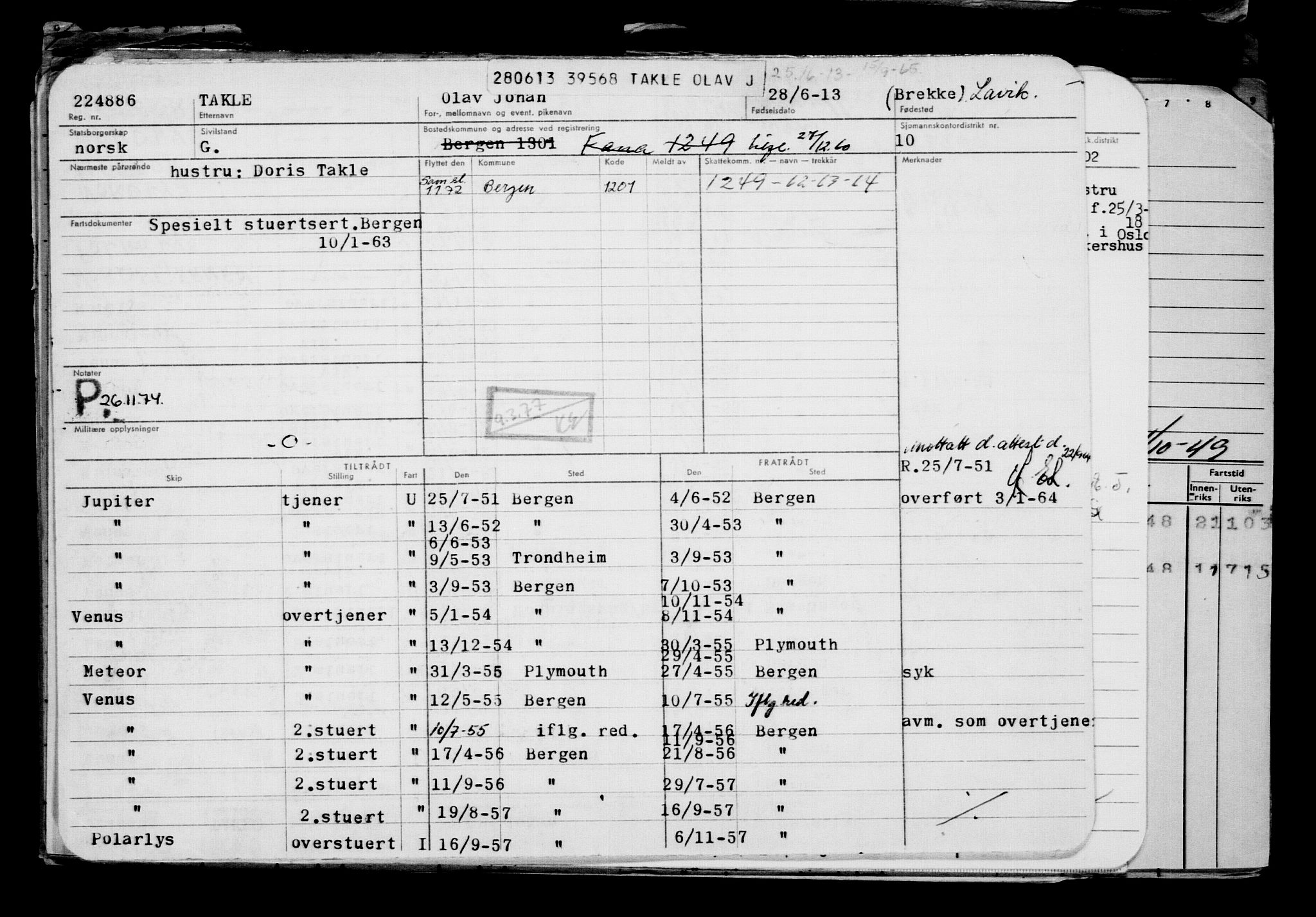 Direktoratet for sjømenn, AV/RA-S-3545/G/Gb/L0113: Hovedkort, 1913, s. 553