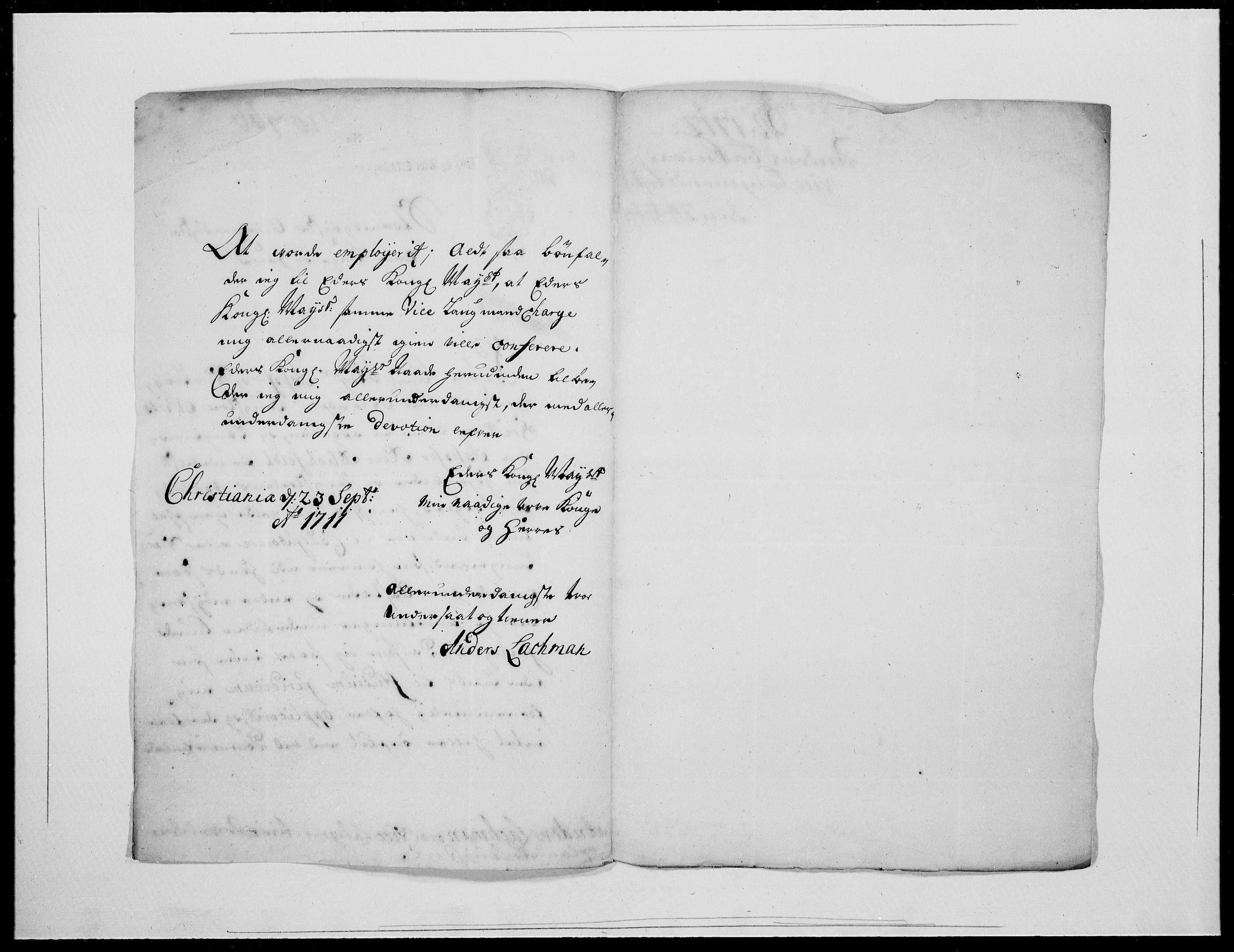 Danske Kanselli 1572-1799, AV/RA-EA-3023/F/Fc/Fcc/Fcca/L0071: Norske innlegg 1572-1799, 1712, s. 25