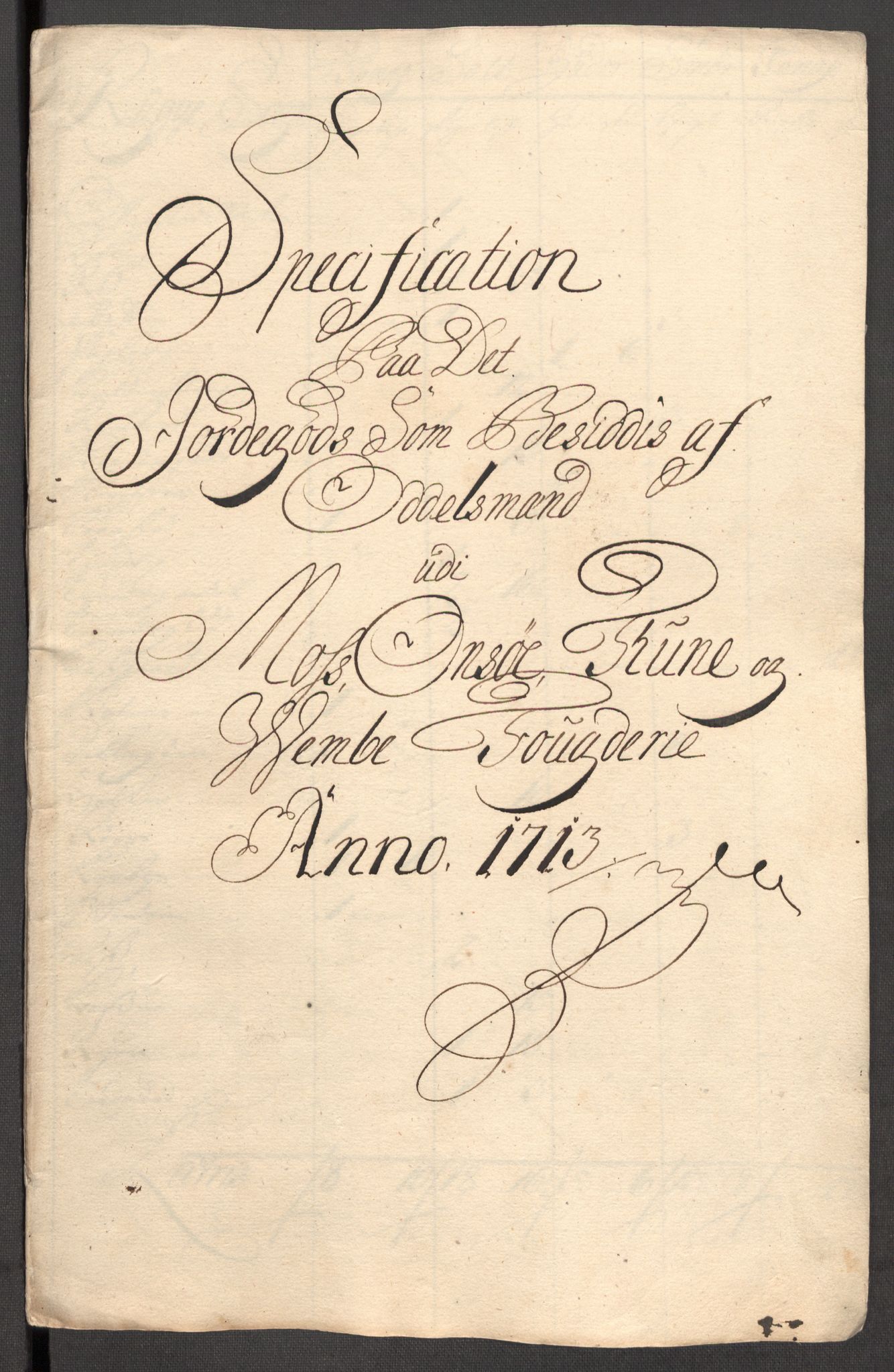 Rentekammeret inntil 1814, Reviderte regnskaper, Fogderegnskap, AV/RA-EA-4092/R04/L0138: Fogderegnskap Moss, Onsøy, Tune, Veme og Åbygge, 1713-1714, s. 296