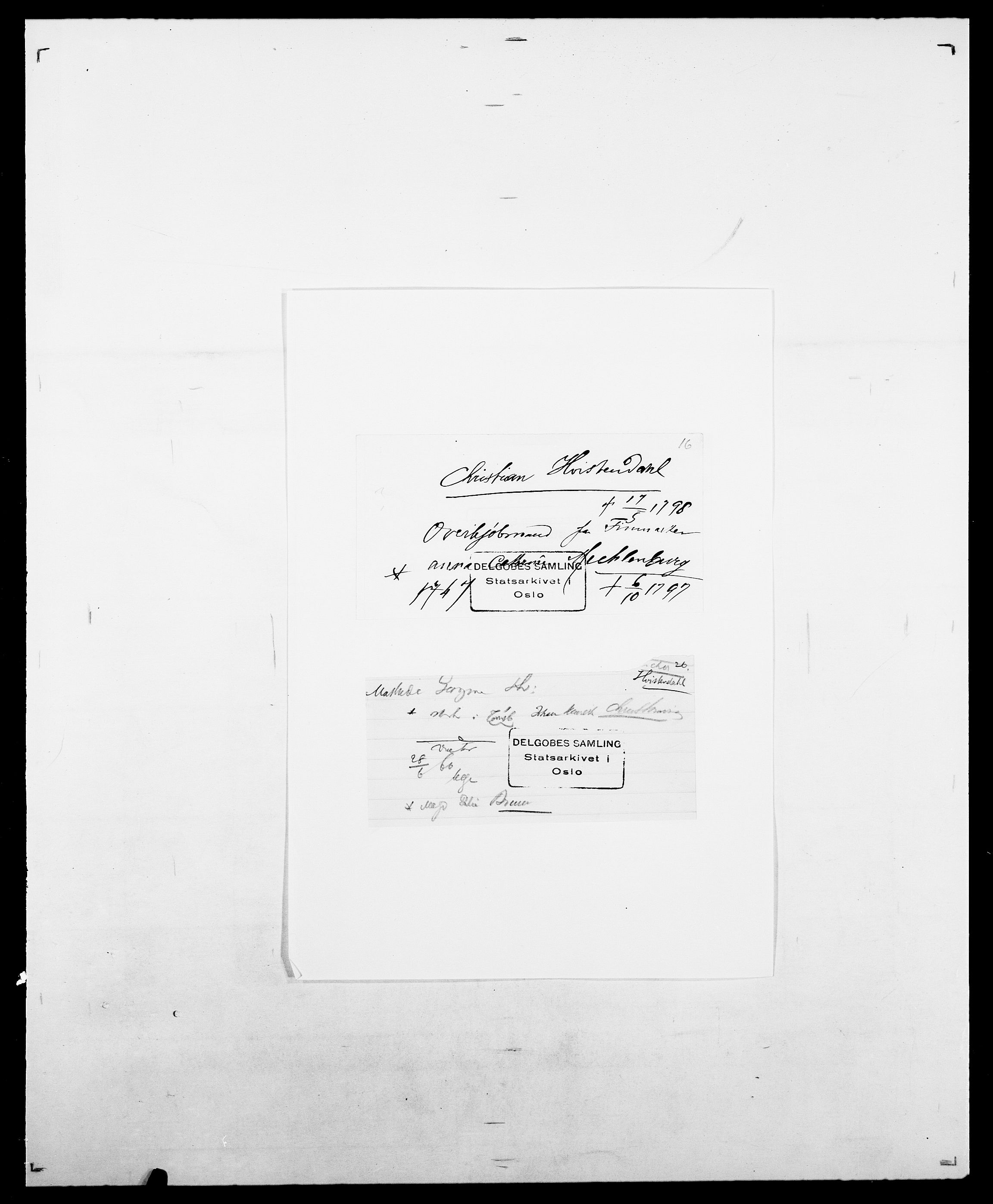 Delgobe, Charles Antoine - samling, AV/SAO-PAO-0038/D/Da/L0019: van der Hude - Joys, s. 196