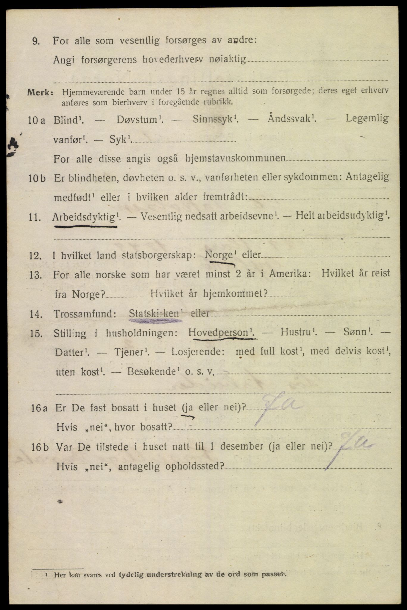 SAK, Folketelling 1920 for 1004 Flekkefjord kjøpstad, 1920, s. 5427