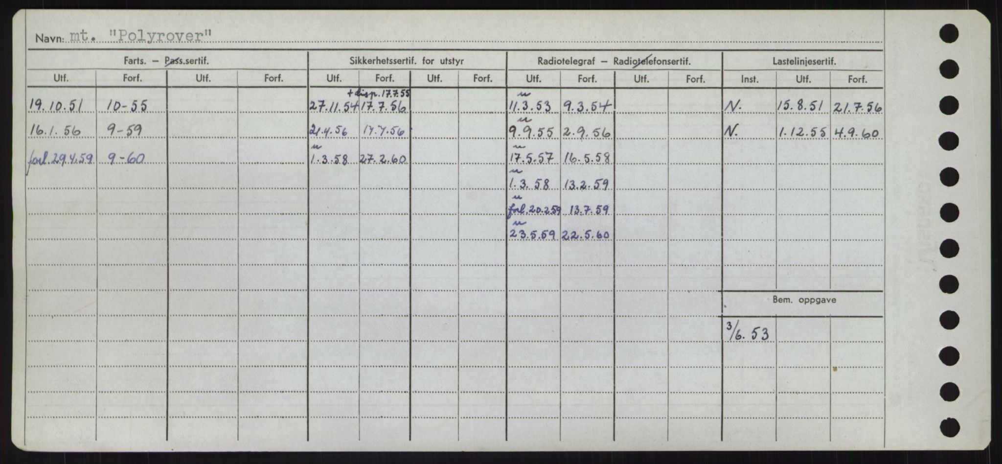 Sjøfartsdirektoratet med forløpere, Skipsmålingen, RA/S-1627/H/Hd/L0029: Fartøy, P, s. 492