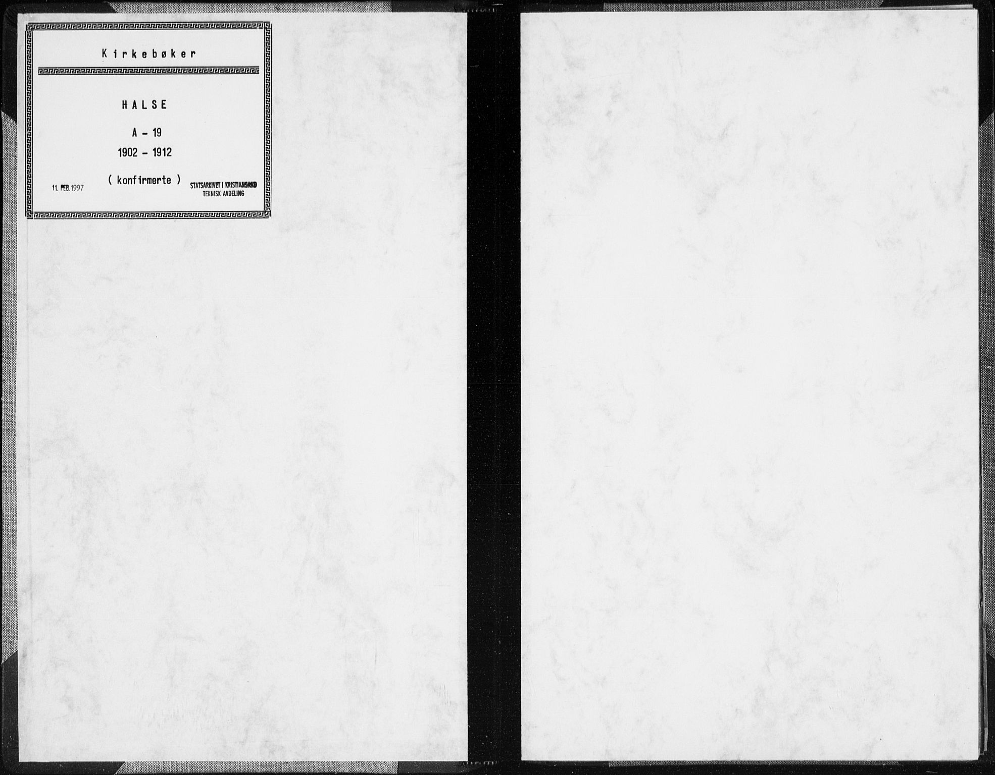 Mandal sokneprestkontor, SAK/1111-0030/F/Fa/Faa/L0019: Ministerialbok nr. A 19, 1902-1912