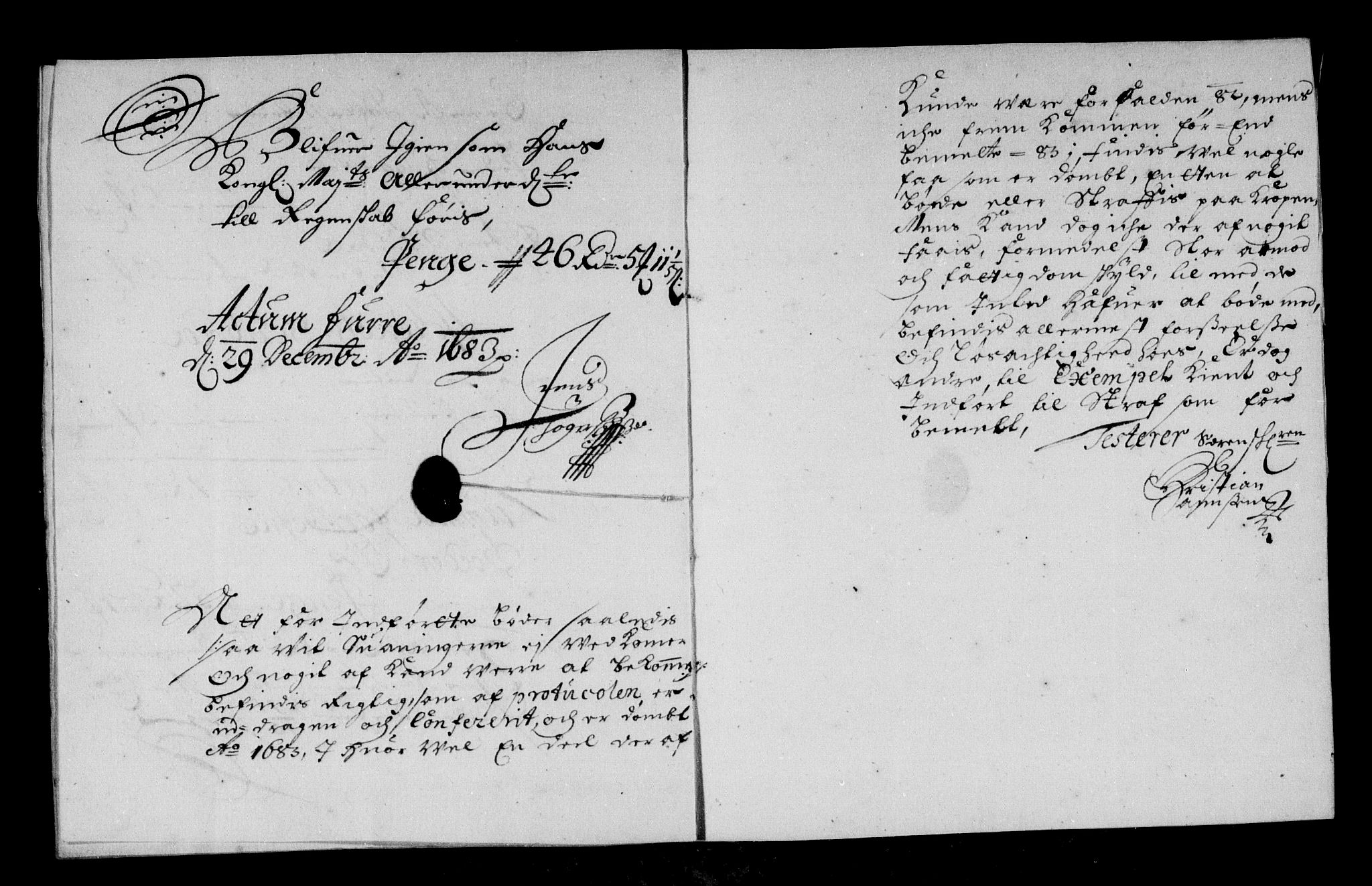 Rentekammeret inntil 1814, Reviderte regnskaper, Stiftamtstueregnskaper, Bergen stiftamt, AV/RA-EA-6043/R/Rc/L0067: Bergen stiftamt, 1672-1685