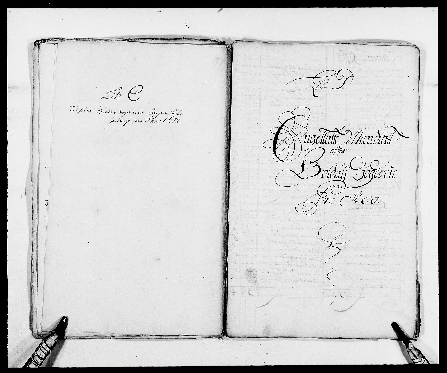 Rentekammeret inntil 1814, Reviderte regnskaper, Fogderegnskap, AV/RA-EA-4092/R59/L3939: Fogderegnskap Gauldal, 1687-1688, s. 199