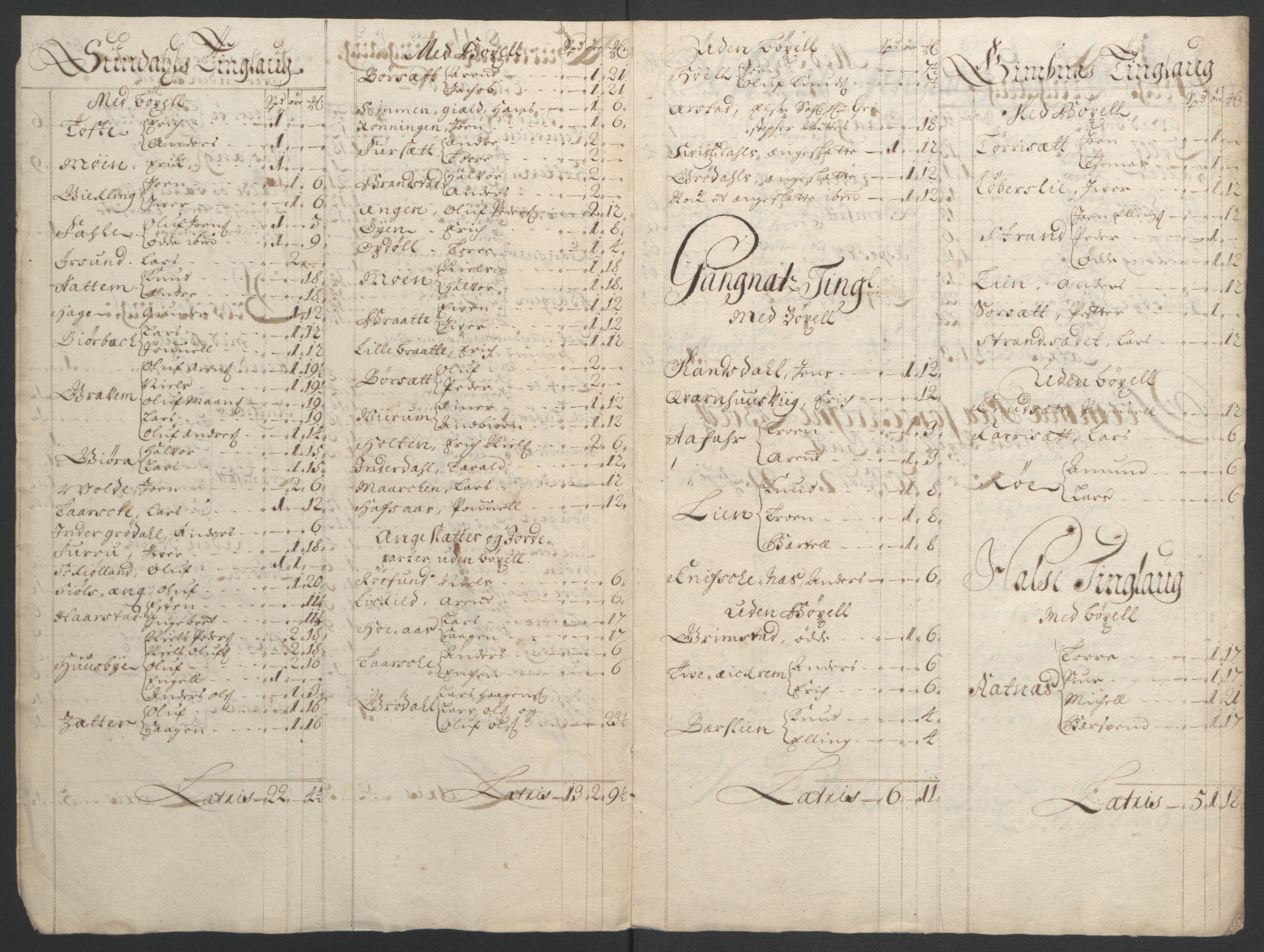 Rentekammeret inntil 1814, Reviderte regnskaper, Fogderegnskap, RA/EA-4092/R56/L3736: Fogderegnskap Nordmøre, 1694-1696, s. 280
