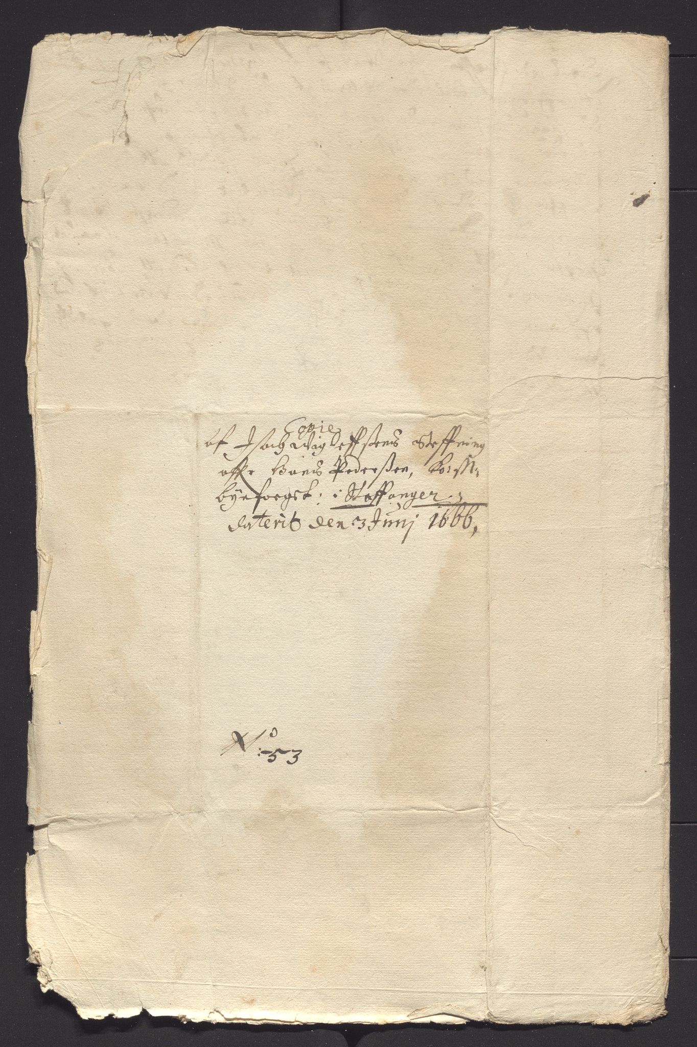 Stavanger len, AV/SAST-A-101870/Ob/L0039: Diverse, 1663-1666, s. 242
