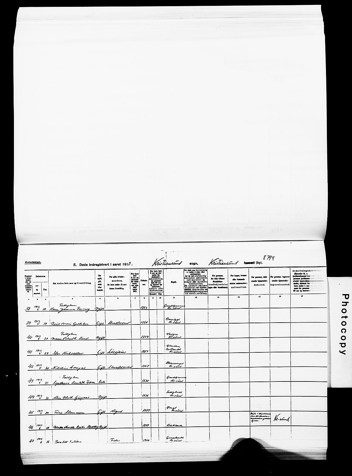 Ministerialprotokoller, klokkerbøker og fødselsregistre - Møre og Romsdal, AV/SAT-A-1454/572/L0860: Ministerialbok nr. 572D04, 1903-1916