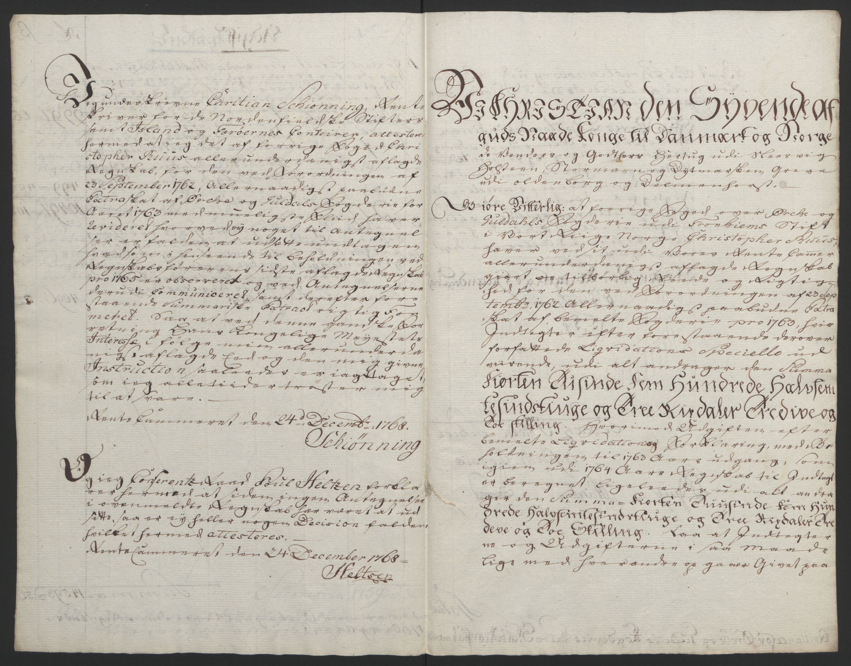 Rentekammeret inntil 1814, Reviderte regnskaper, Fogderegnskap, AV/RA-EA-4092/R60/L4094: Ekstraskatten Orkdal og Gauldal, 1762-1765, s. 88