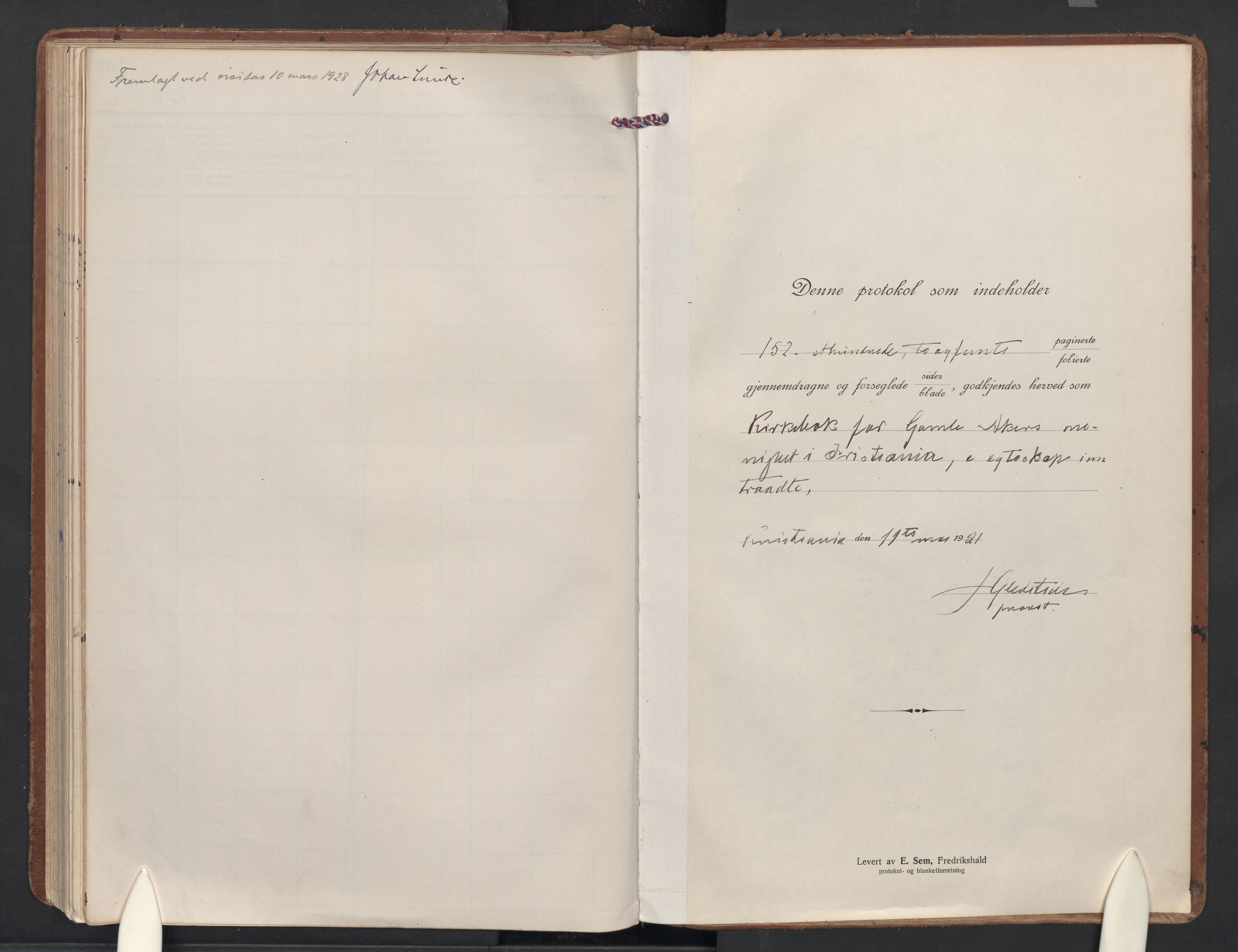 Gamle Aker prestekontor Kirkebøker, AV/SAO-A-10617a/F/L0017: Ministerialbok nr. 17, 1921-1931
