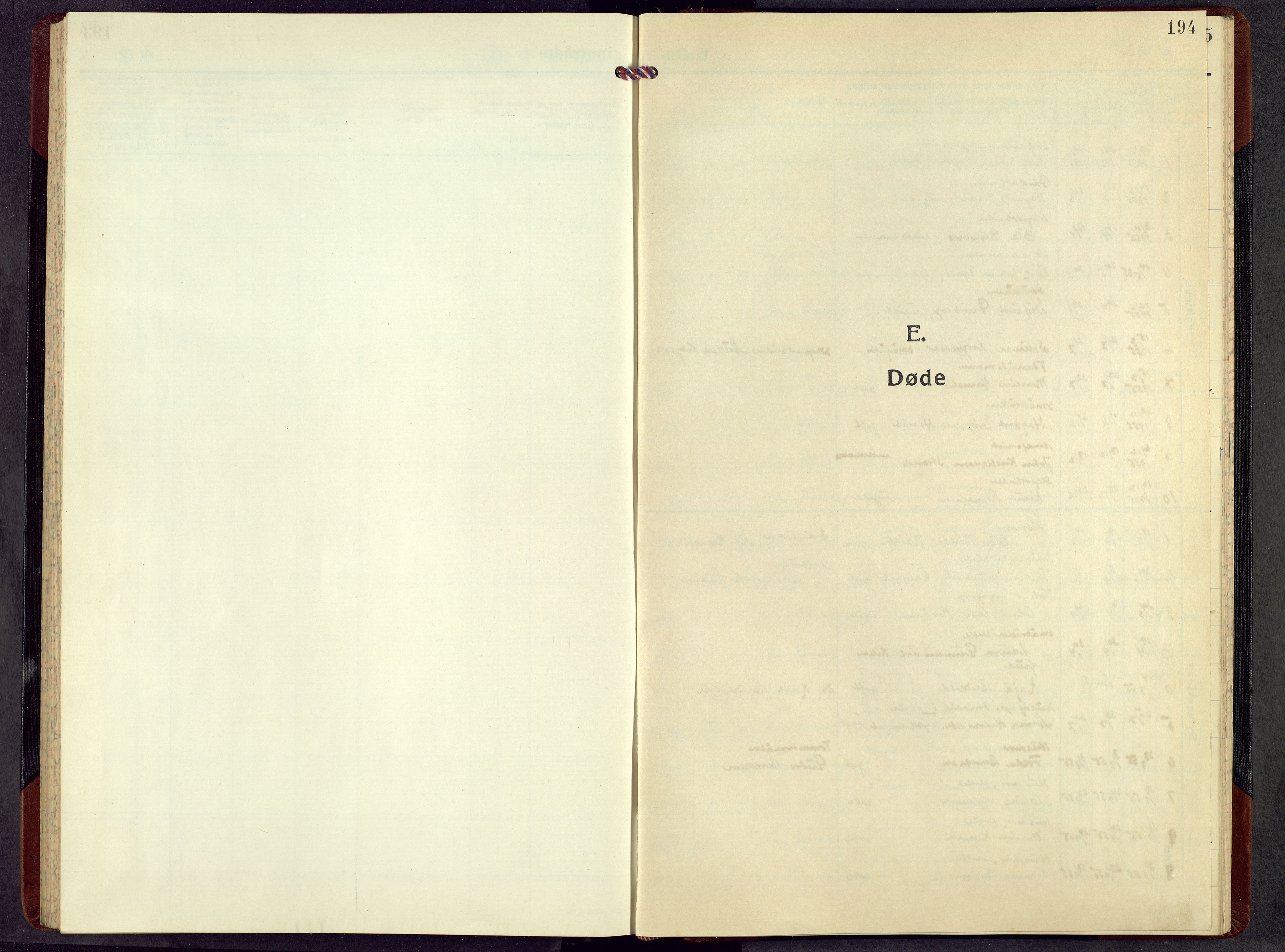 Åsnes prestekontor, AV/SAH-PREST-042/H/Ha/Hab/L0011: Klokkerbok nr. 11, 1955-1973, s. 194