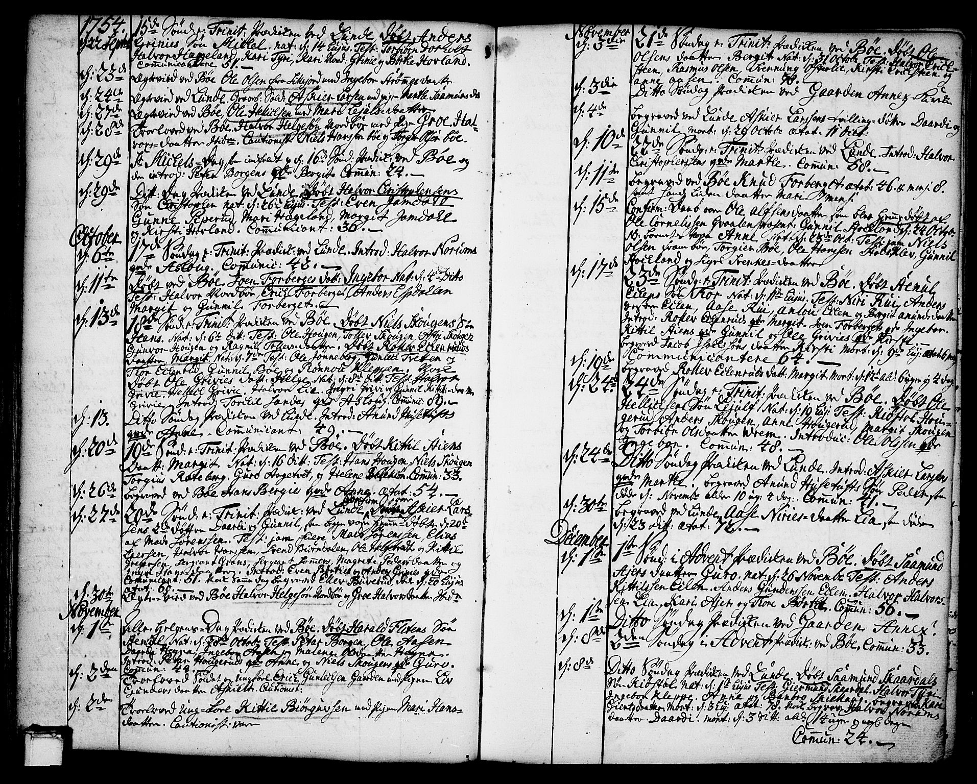 Bø kirkebøker, SAKO/A-257/F/Fa/L0004: Ministerialbok nr. 4, 1748-1785