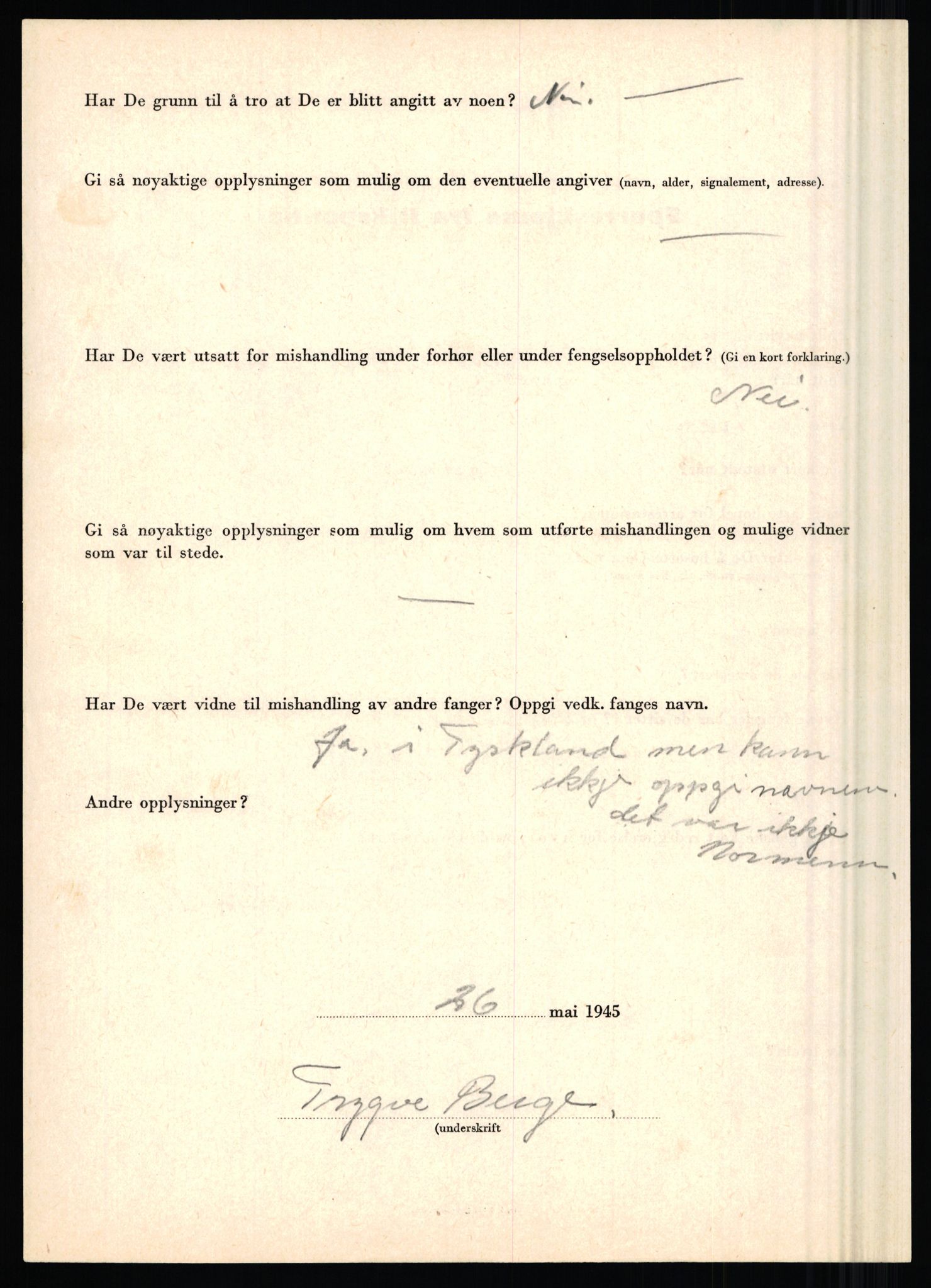 Rikspolitisjefen, AV/RA-S-1560/L/L0002: Berg, Alf - Bråthen, Thorleif, 1940-1945, s. 174