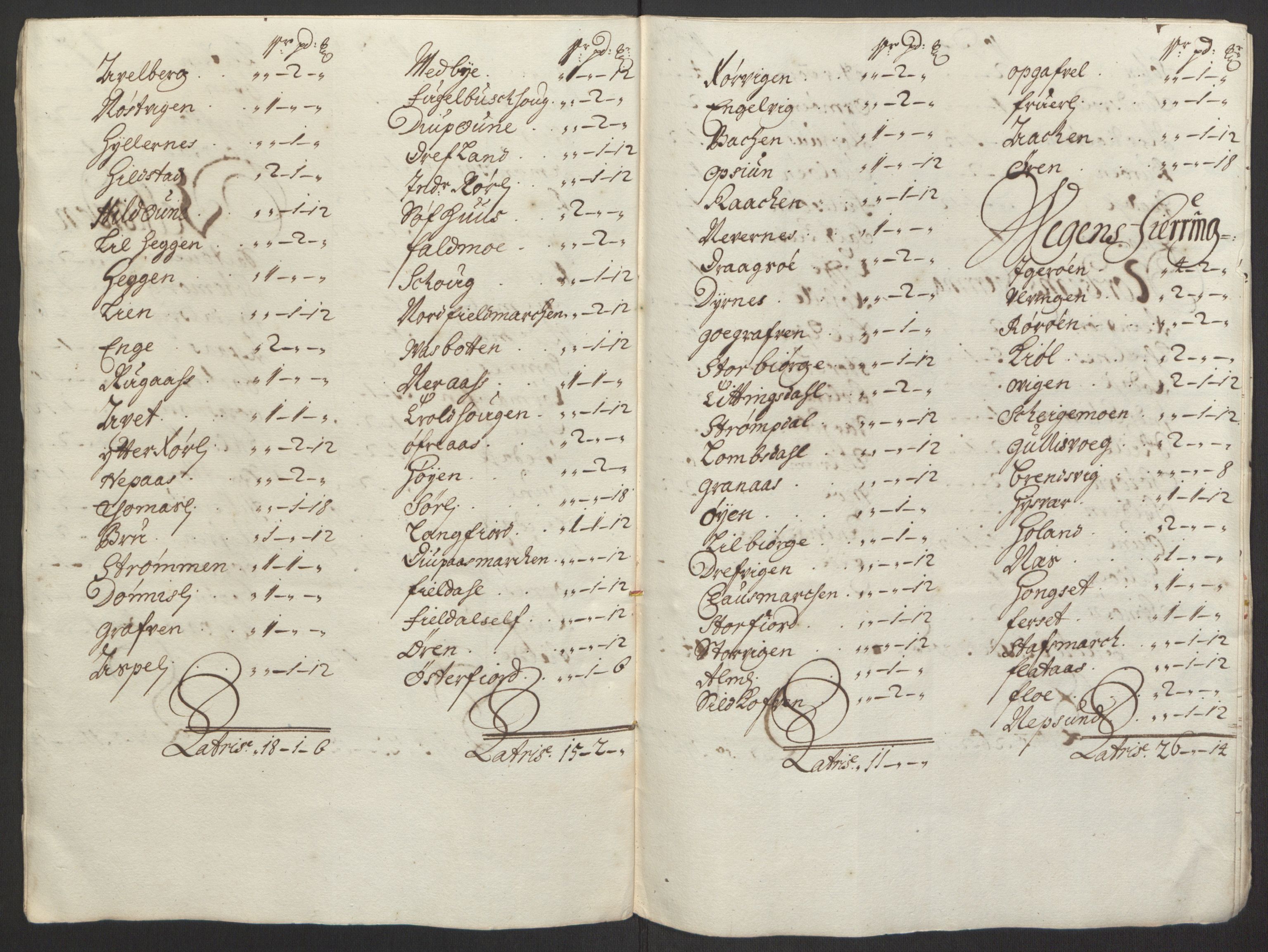 Rentekammeret inntil 1814, Reviderte regnskaper, Fogderegnskap, AV/RA-EA-4092/R65/L4505: Fogderegnskap Helgeland, 1693-1696, s. 86