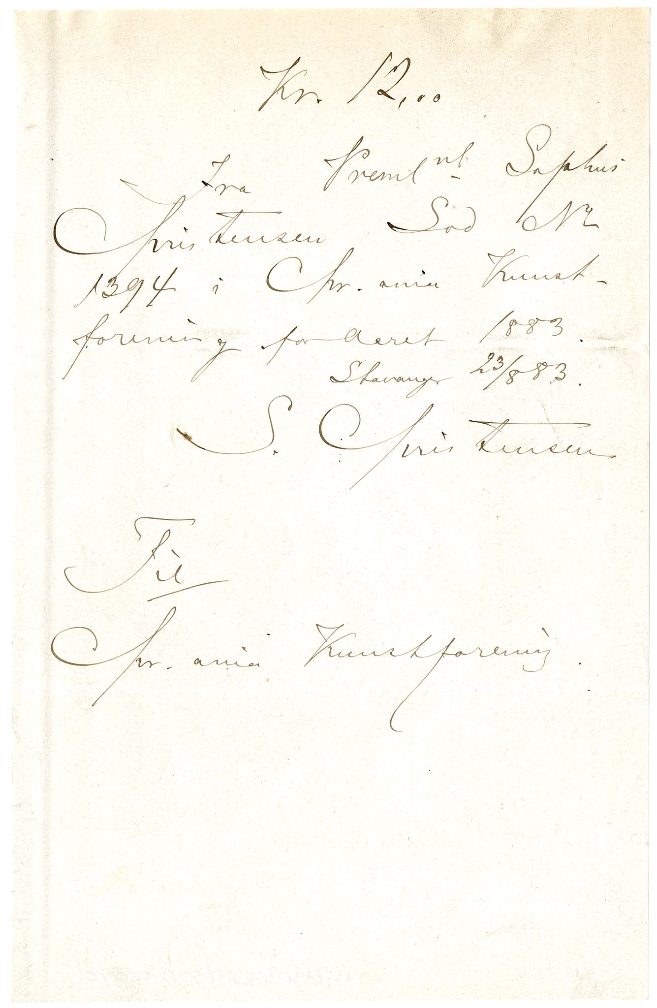 Diderik Maria Aalls brevsamling, NF/Ark-1023/F/L0002: D.M. Aalls brevsamling. B - C, 1799-1889, s. 342